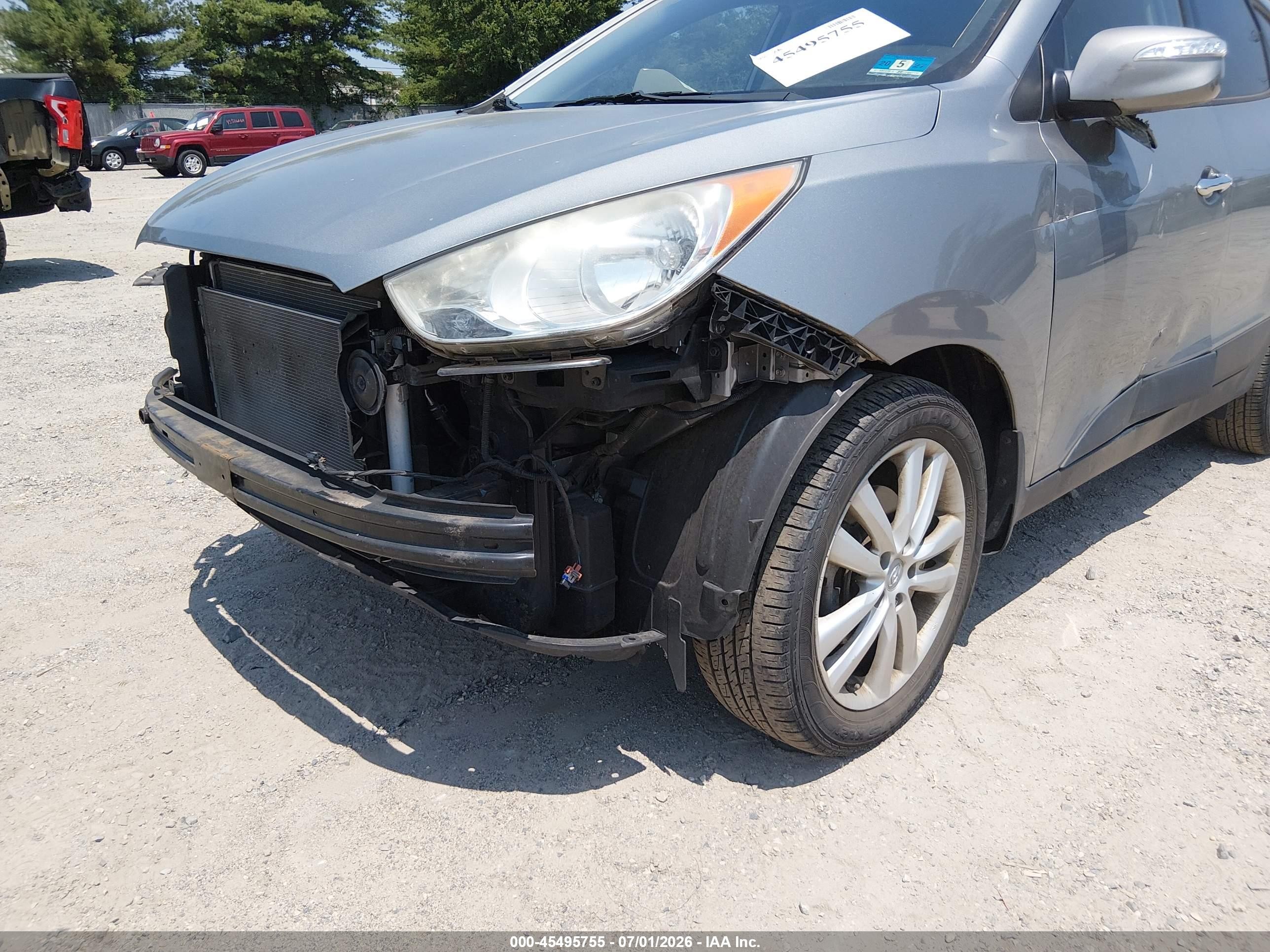 2012 Hyundai Tucson Limited Gray vin: KM8JUCAC6CU513541
