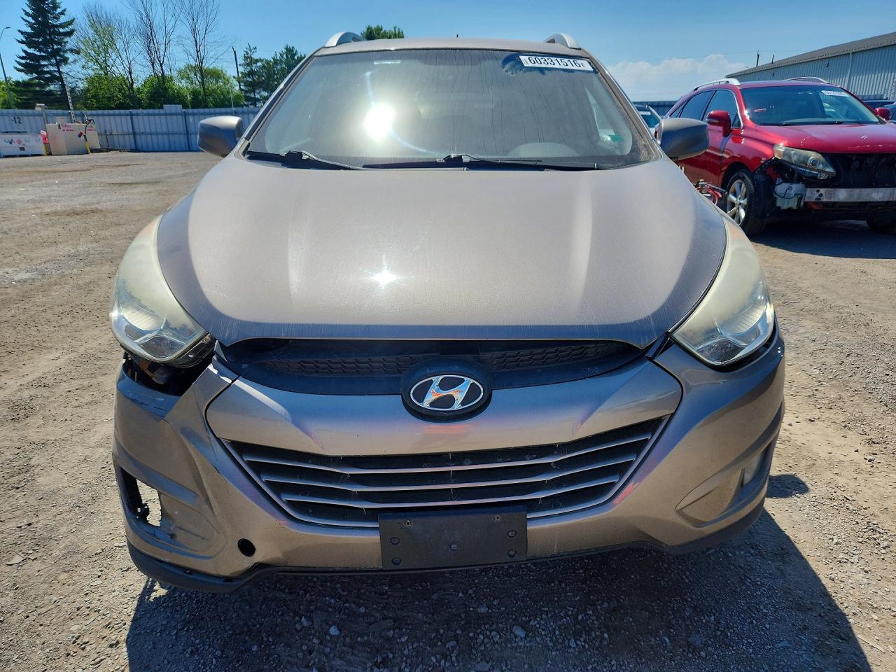 2012 Hyundai Tucson Gls Silver vin: KM8JUCAC6CU522126