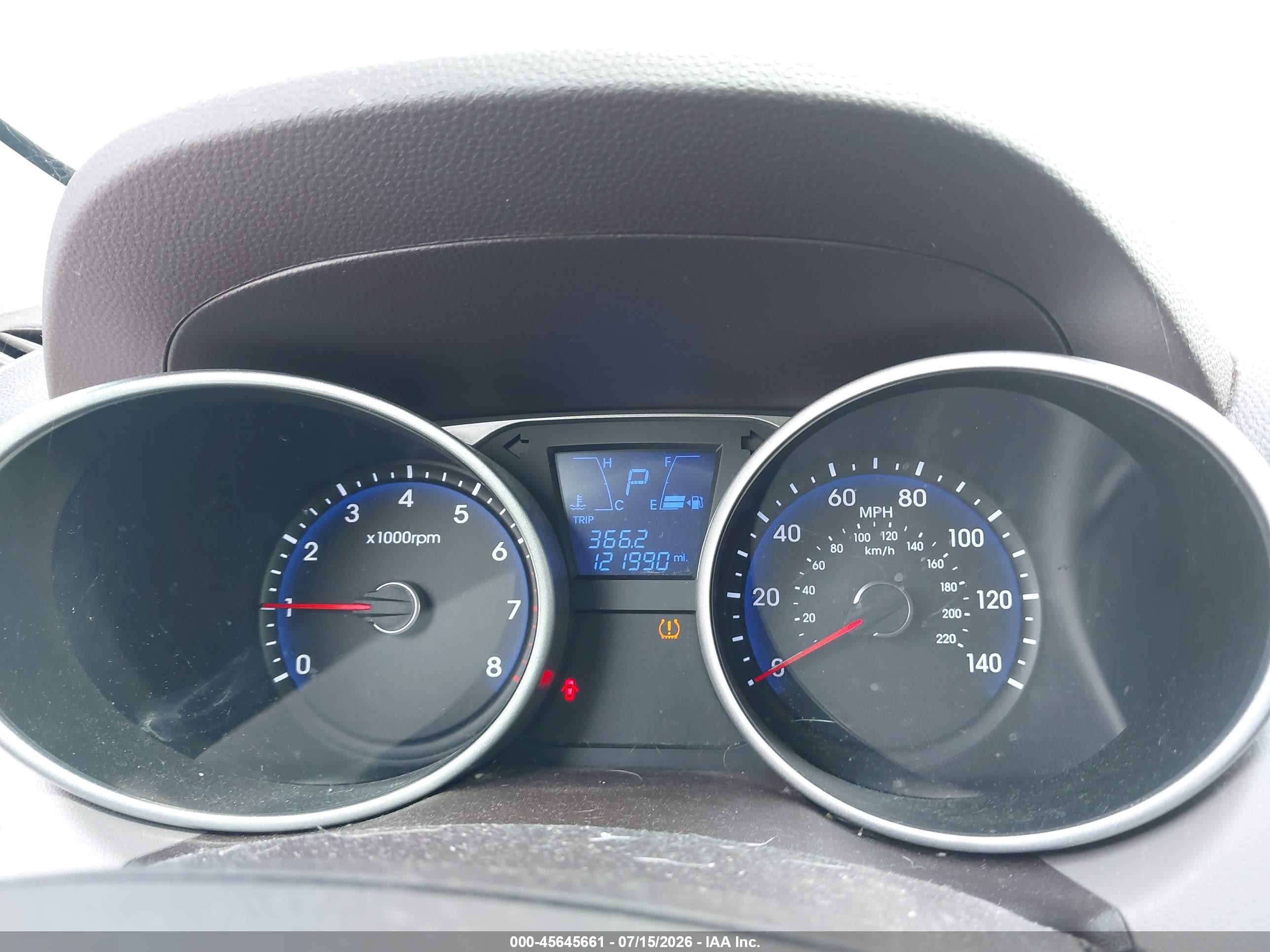 2012 Hyundai Tucson Gls Red vin: KM8JUCAC6CU543705