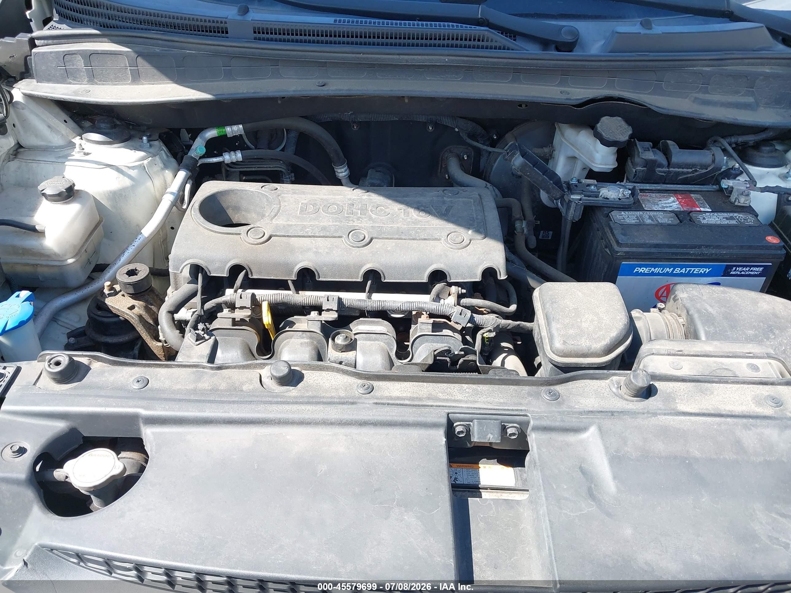 2013 Hyundai Tucson Gls White vin: KM8JUCAC6DU556228