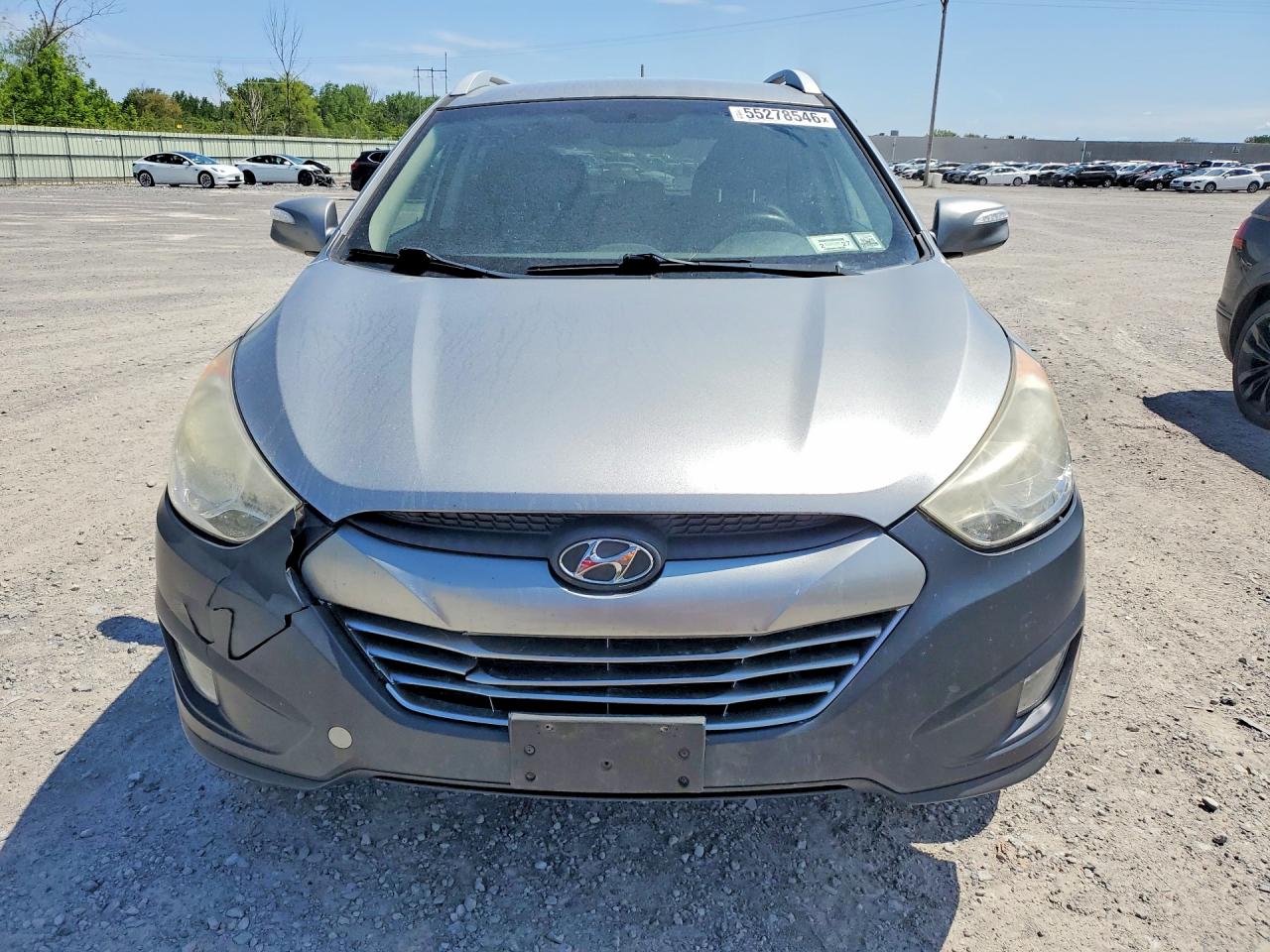2013 Hyundai Tucson Gls Серый vin: KM8JUCAC6DU568539