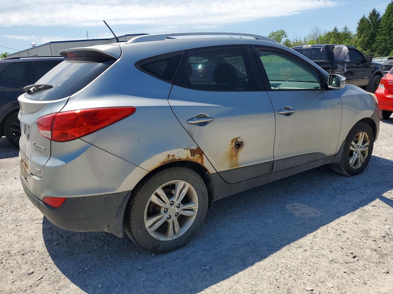 2013 Hyundai Tucson Gls Серый vin: KM8JUCAC6DU568539