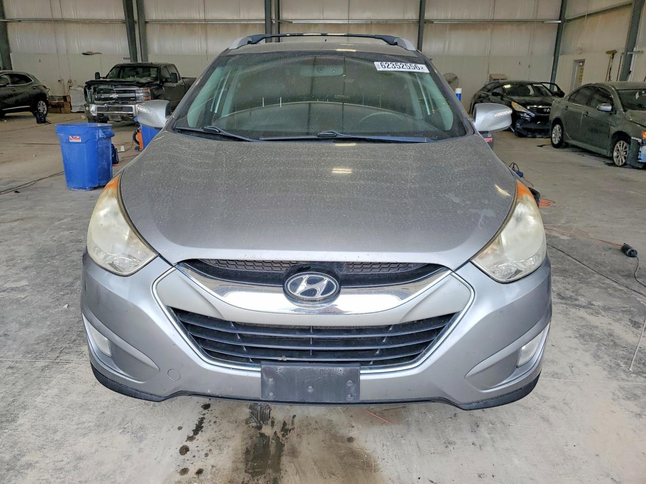 2013 Hyundai Tucson Limited Silver vin: KM8JUCAC6DU621840