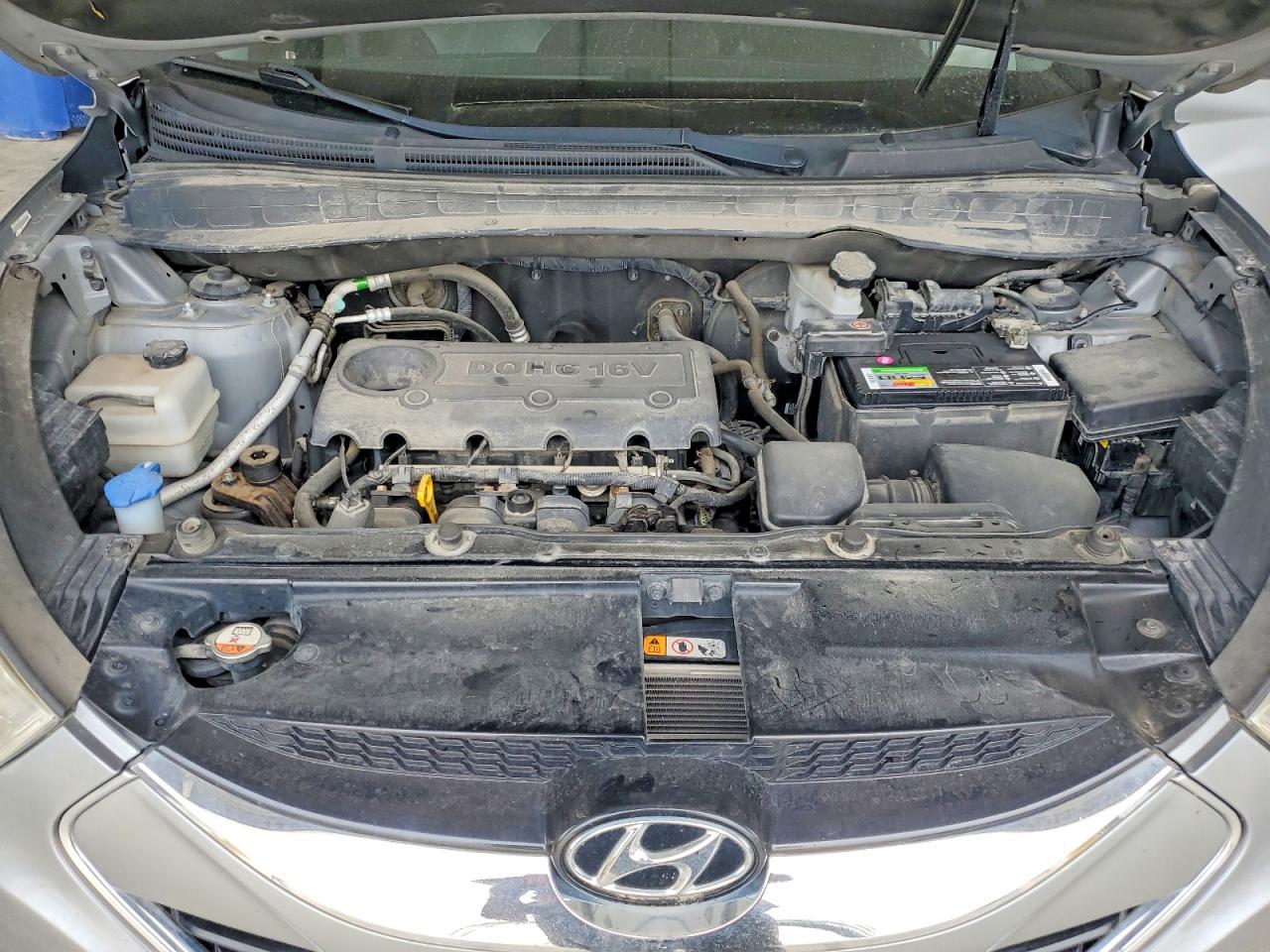 2013 Hyundai Tucson Limited Silver vin: KM8JUCAC6DU621840