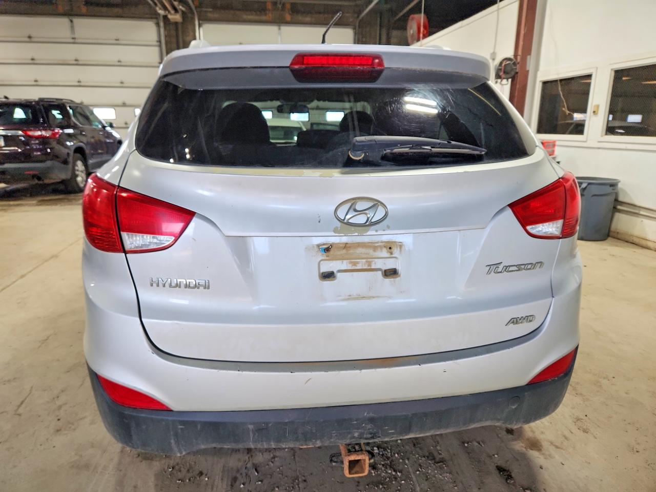2013 Hyundai Tucson Gls Silver vin: KM8JUCAC6DU624169