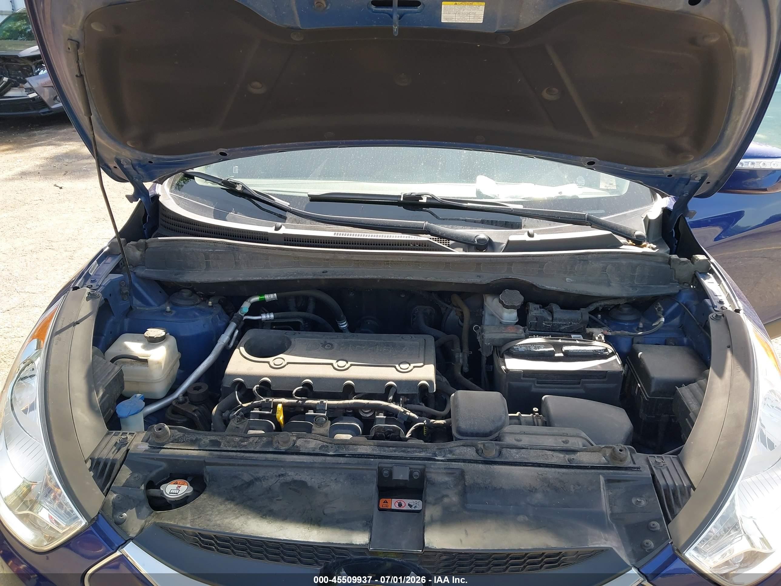 2013 Hyundai Tucson Limited Blue vin: KM8JUCAC6DU663392