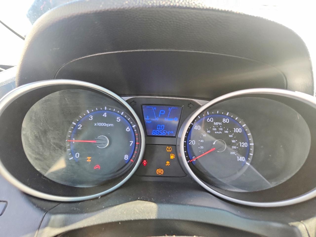 2013 Hyundai Tucson Gls Black vin: KM8JUCAC6DU670939