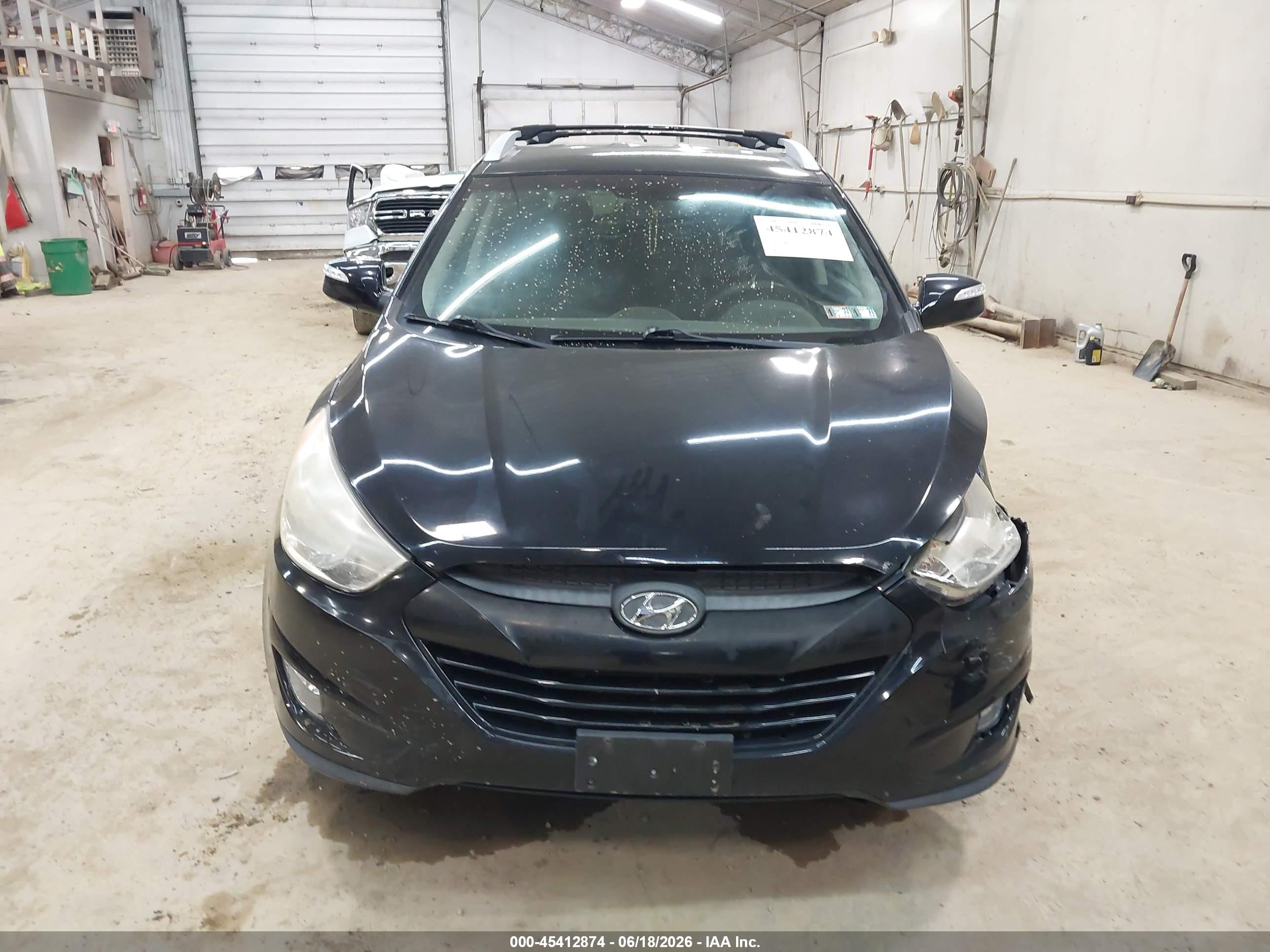 2013 Hyundai Tucson Gls Black vin: KM8JUCAC6DU690186