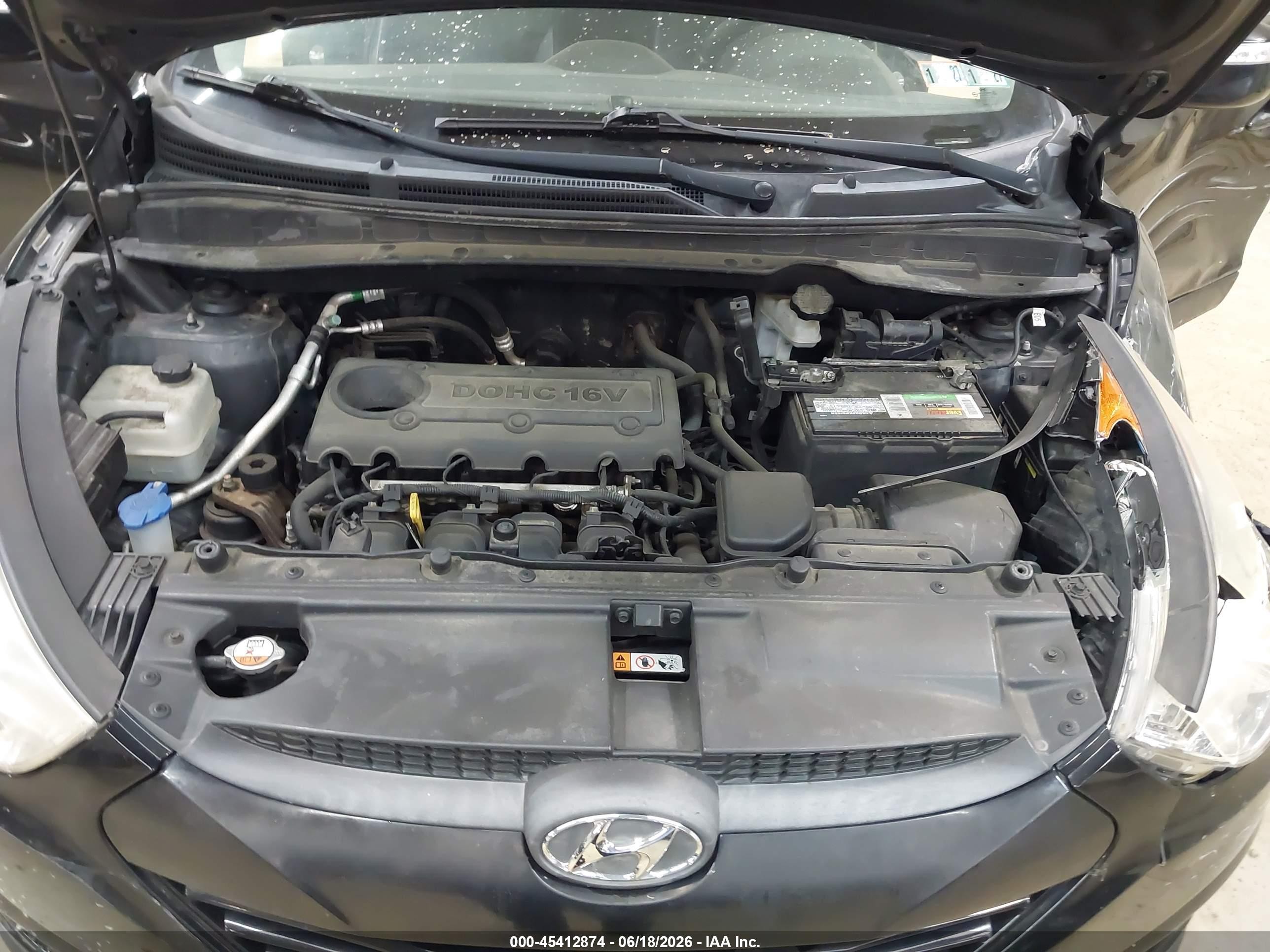 2013 Hyundai Tucson Gls Black vin: KM8JUCAC6DU690186