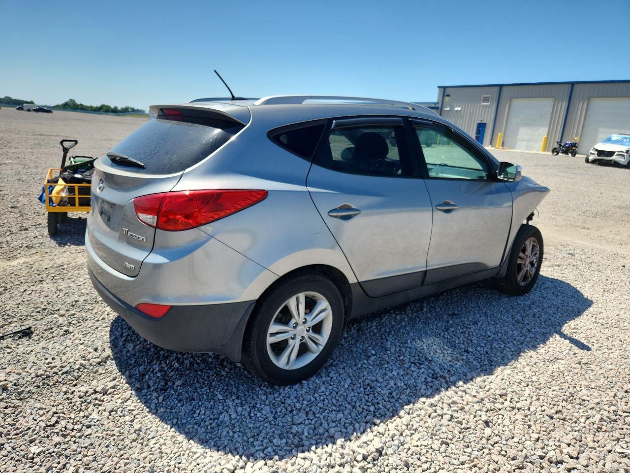 2013 Hyundai Tucson Gls Silver vin: KM8JUCAC6DU710484