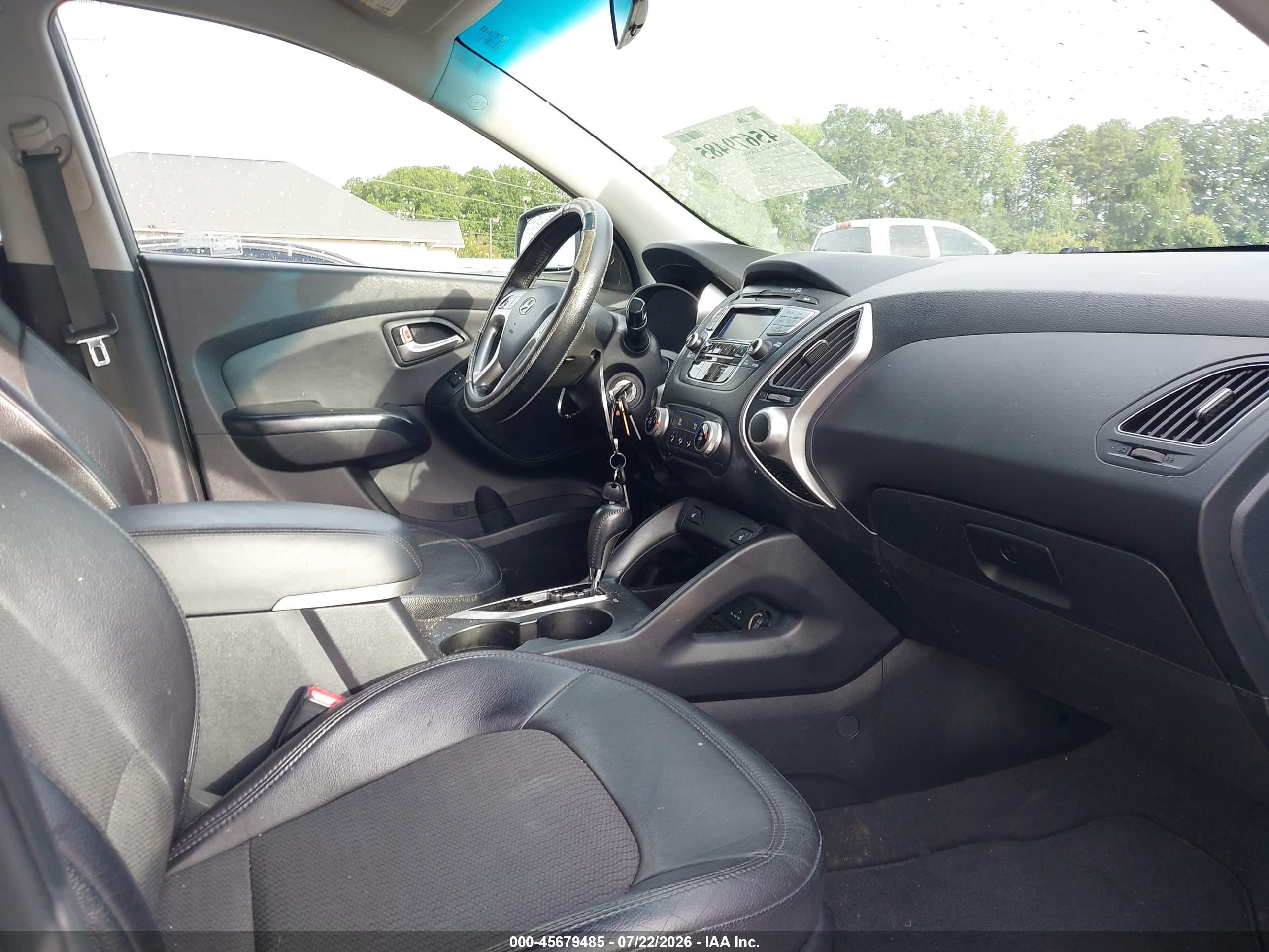 2013 Hyundai Tucson Gls Gray vin: KM8JUCAC6DU731805