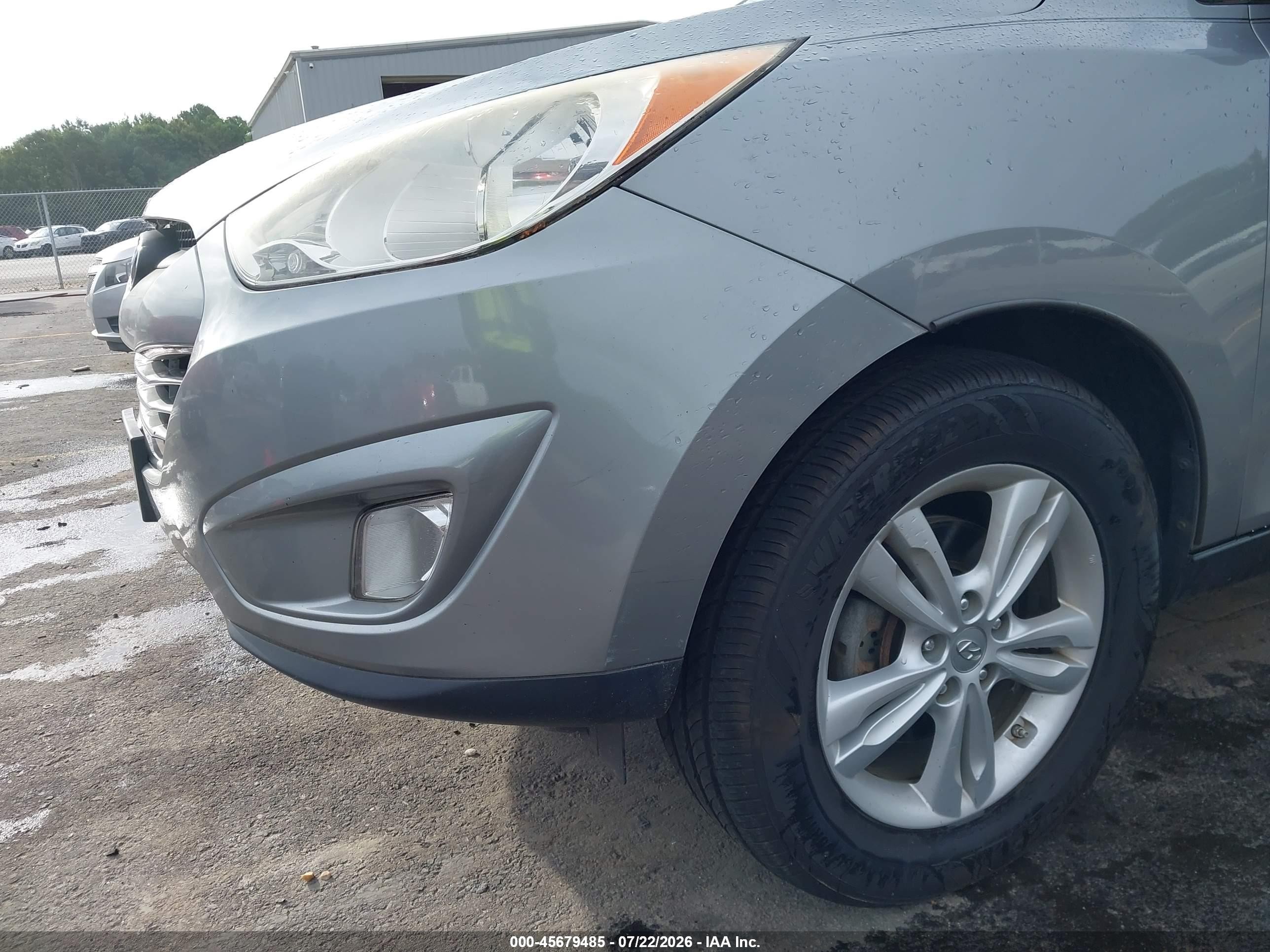 2013 Hyundai Tucson Gls Gray vin: KM8JUCAC6DU731805