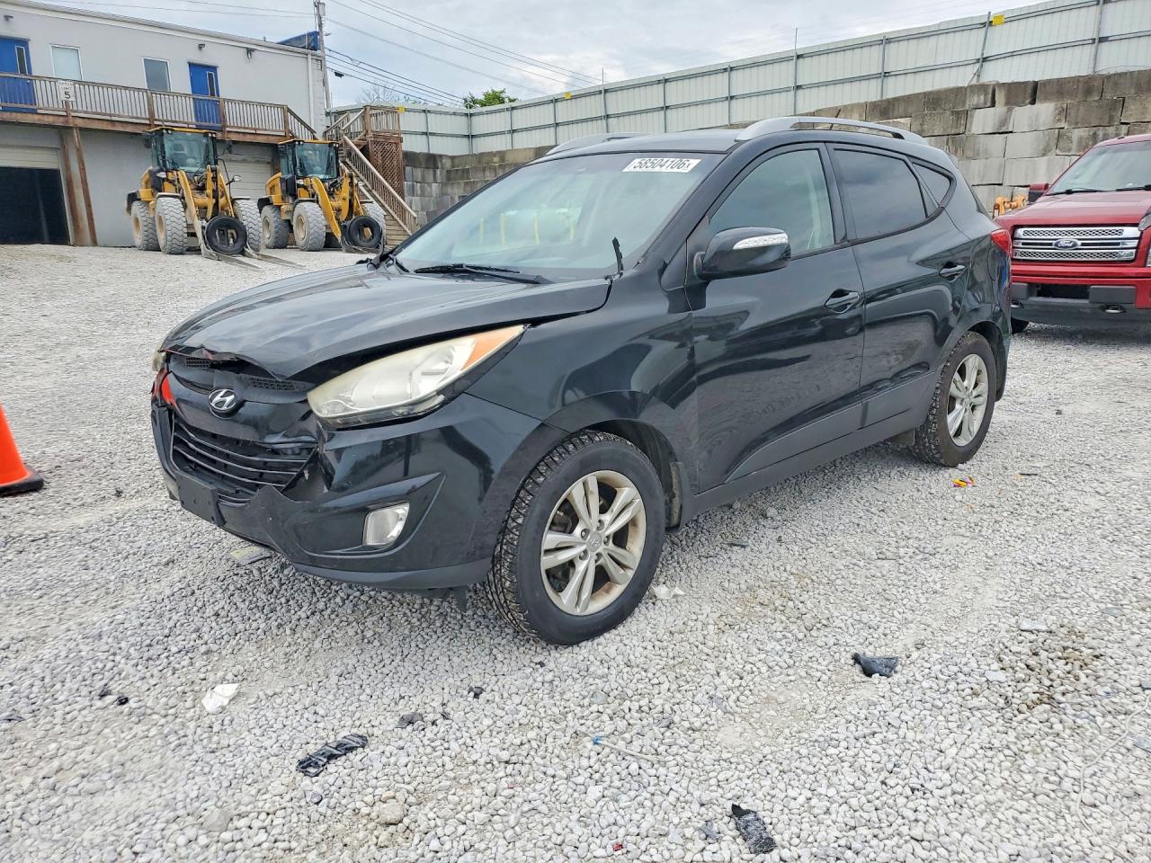 2013 Hyundai Tucson Gls Black vin: KM8JUCAC6DU755179