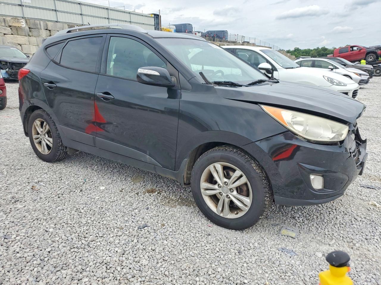 2013 Hyundai Tucson Gls Black vin: KM8JUCAC6DU755179