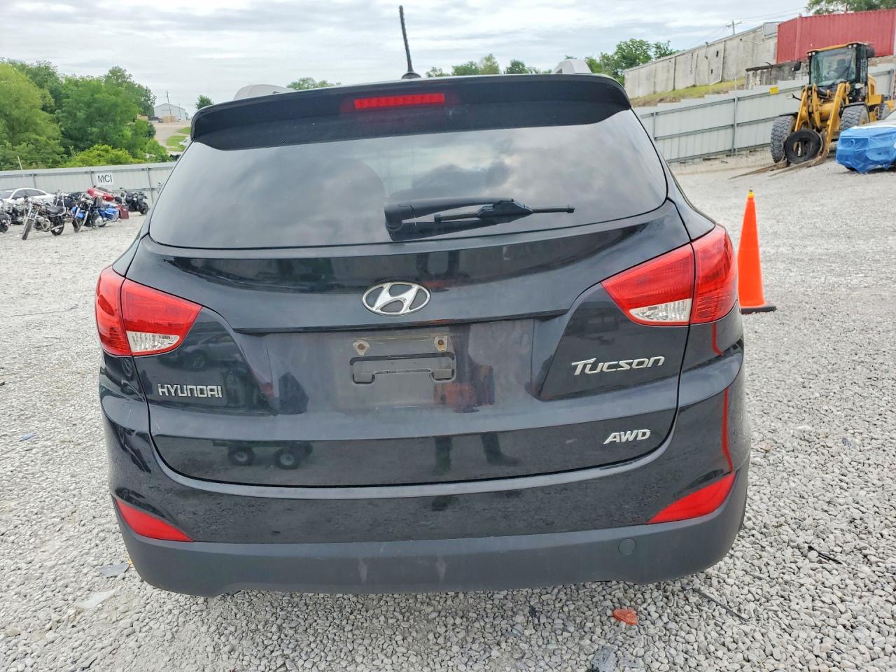 2013 Hyundai Tucson Gls Black vin: KM8JUCAC6DU755179