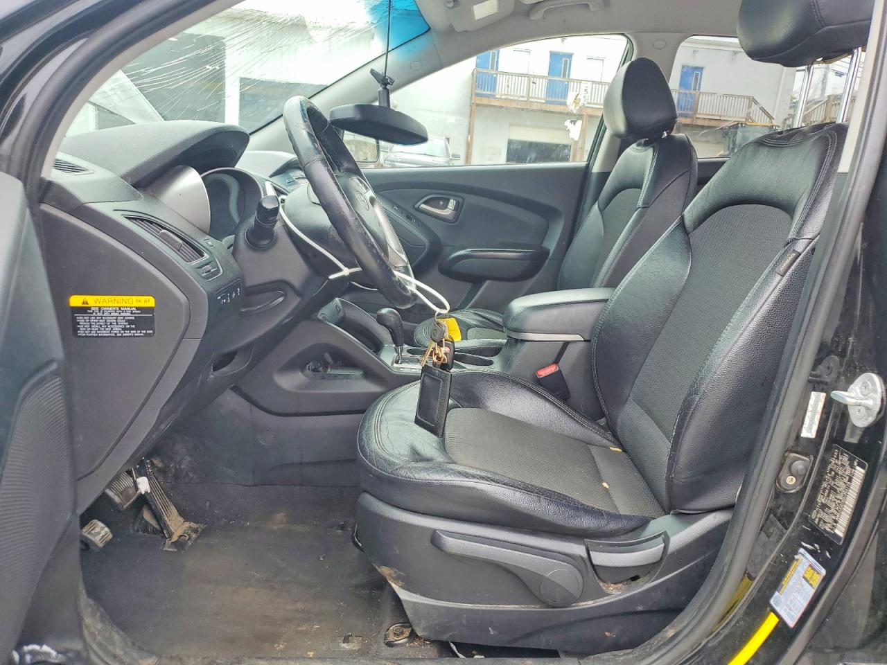 2013 Hyundai Tucson Gls Black vin: KM8JUCAC6DU755179
