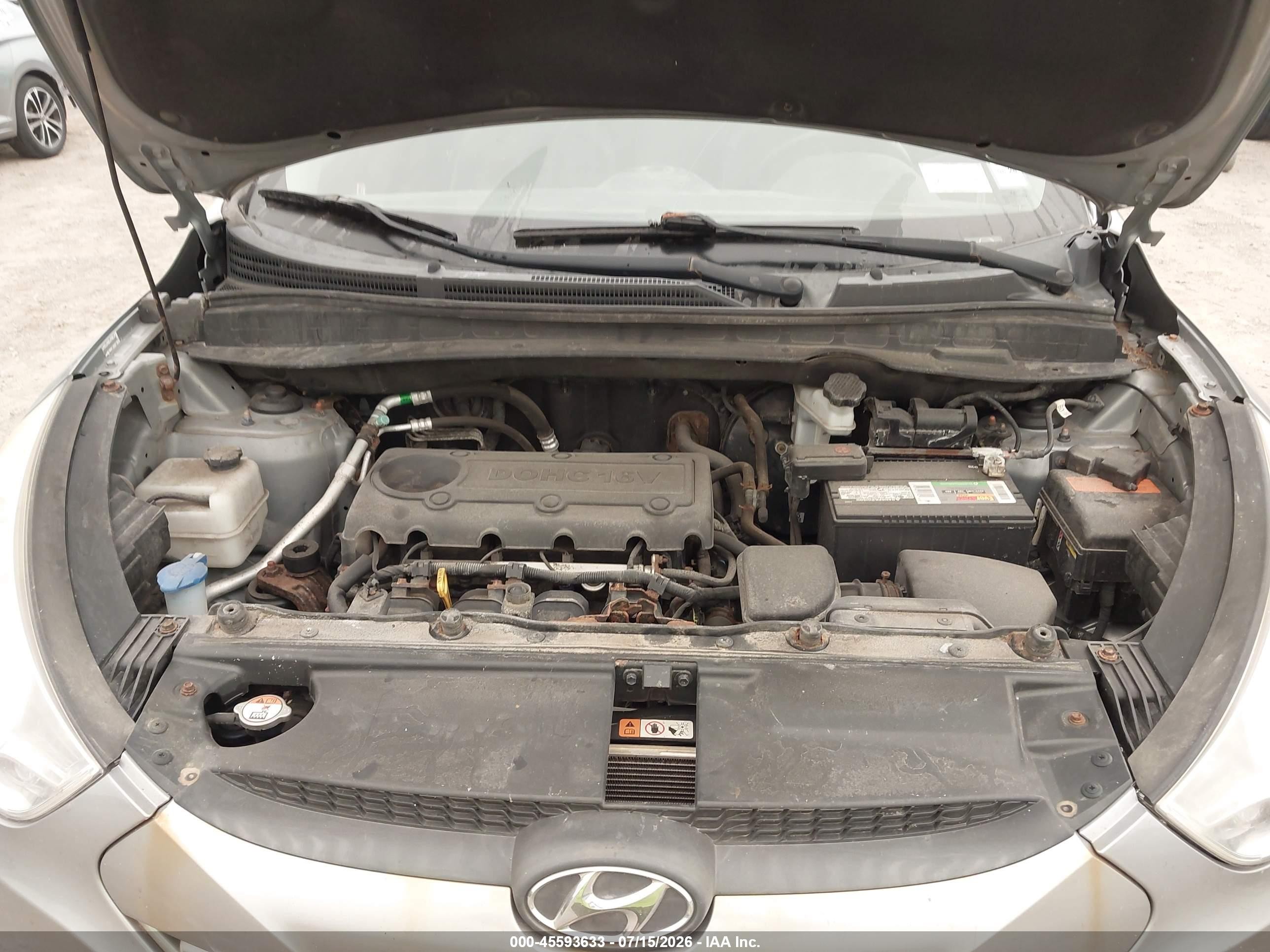 2013 Hyundai Tucson Gls Silver vin: KM8JUCAC6DU762259
