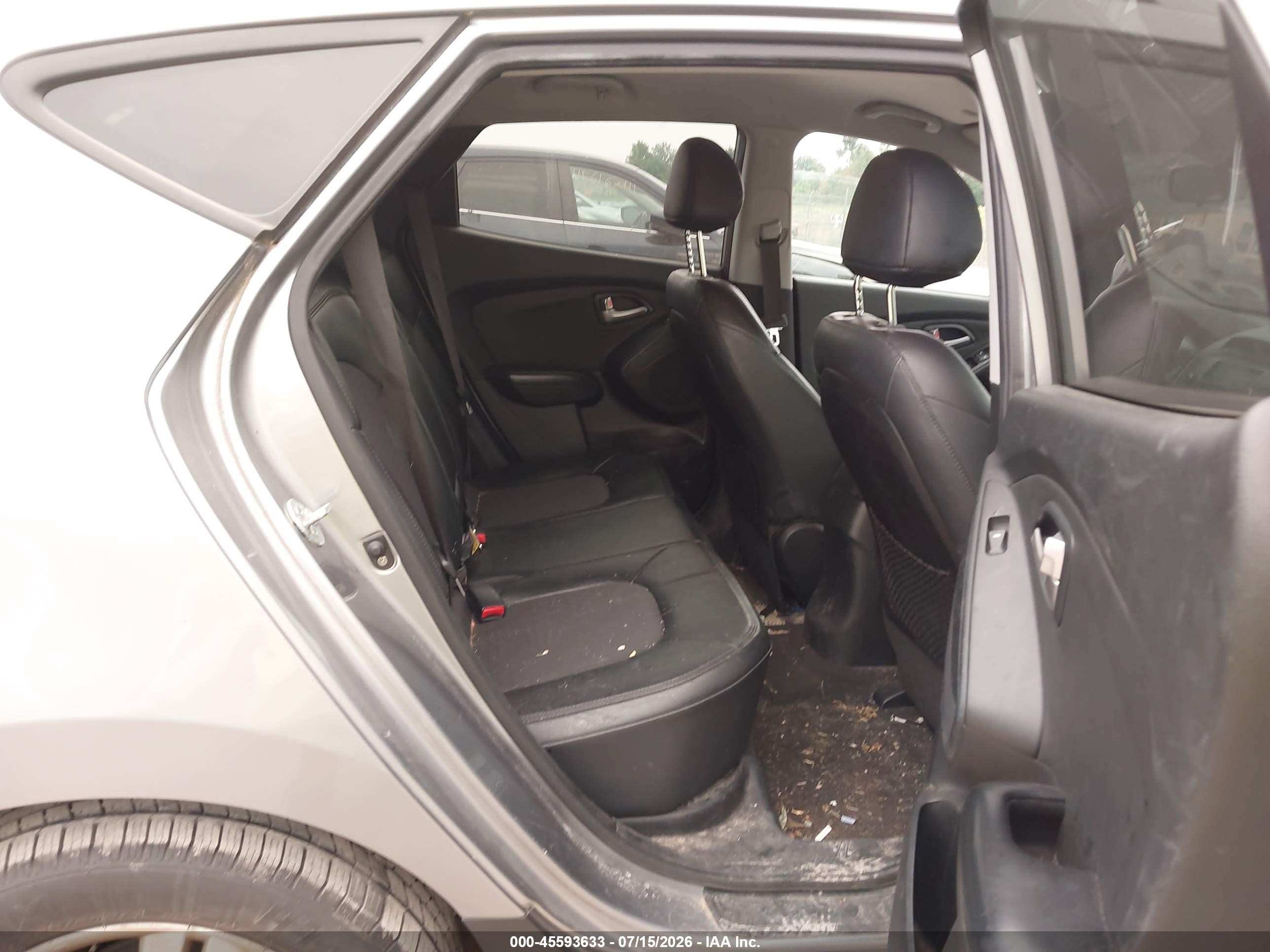 2013 Hyundai Tucson Gls Silver vin: KM8JUCAC6DU762259