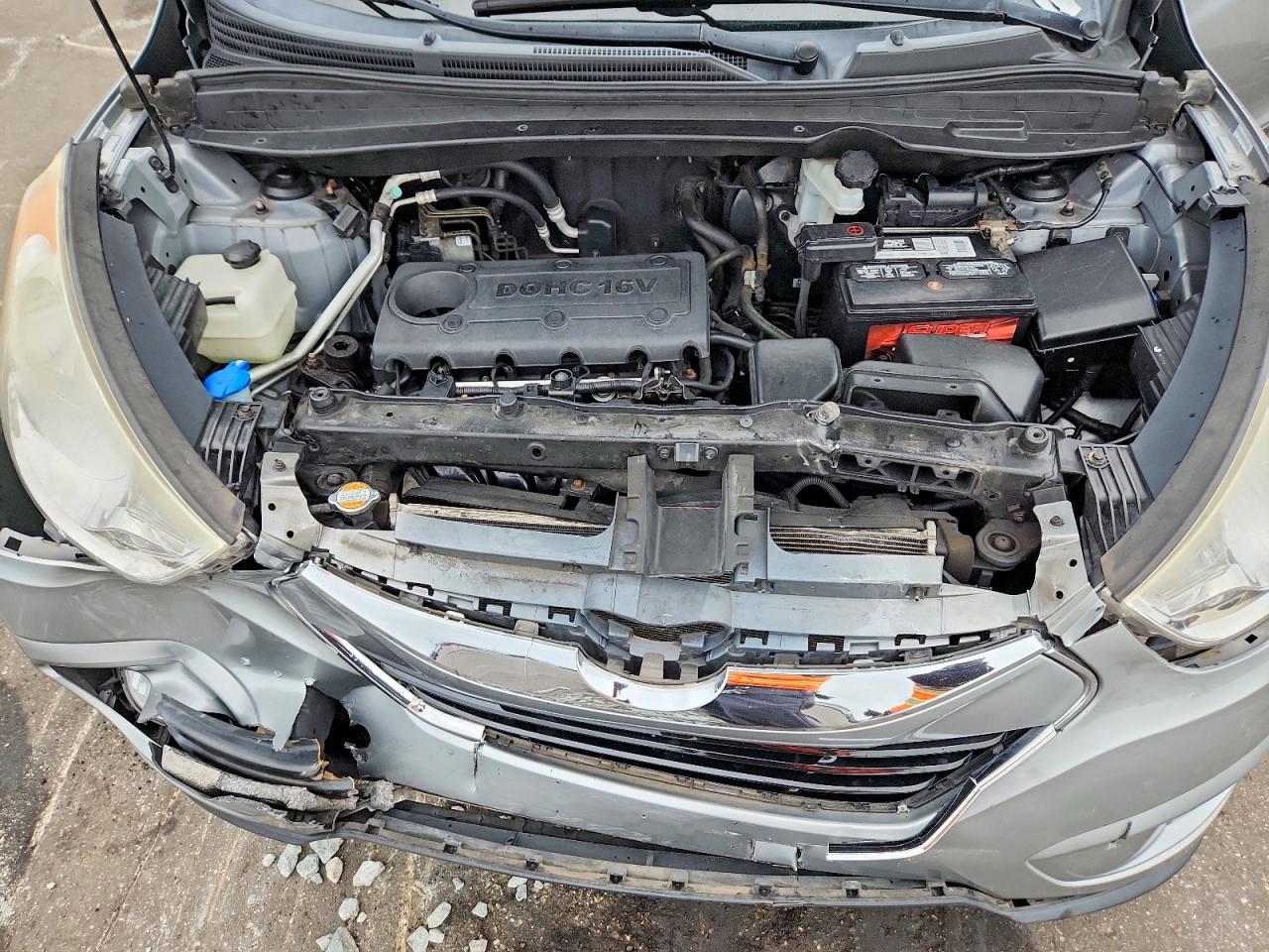 2010 Hyundai Tucson Limited Silver vin: KM8JUCAC7AU023249