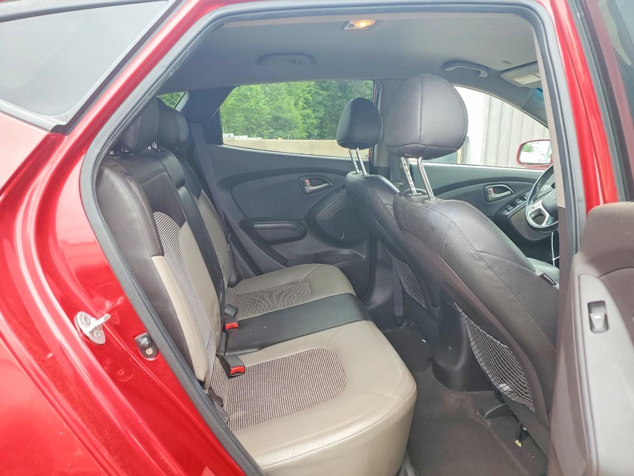 2010 Hyundai Tucson Gls Red vin: KM8JUCAC7AU056610