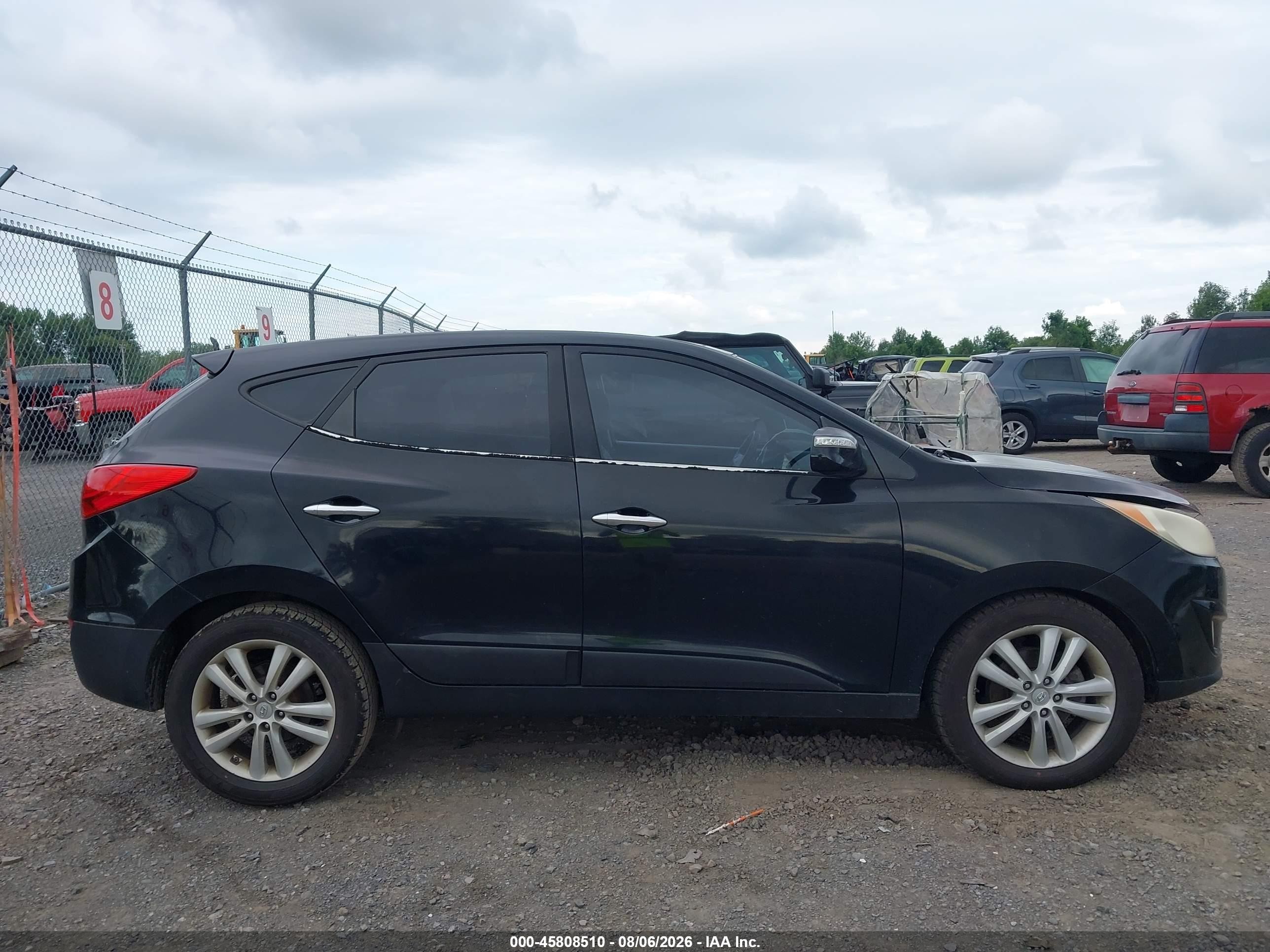 2010 Hyundai Tucson Limited Black vin: KM8JUCAC7AU073097