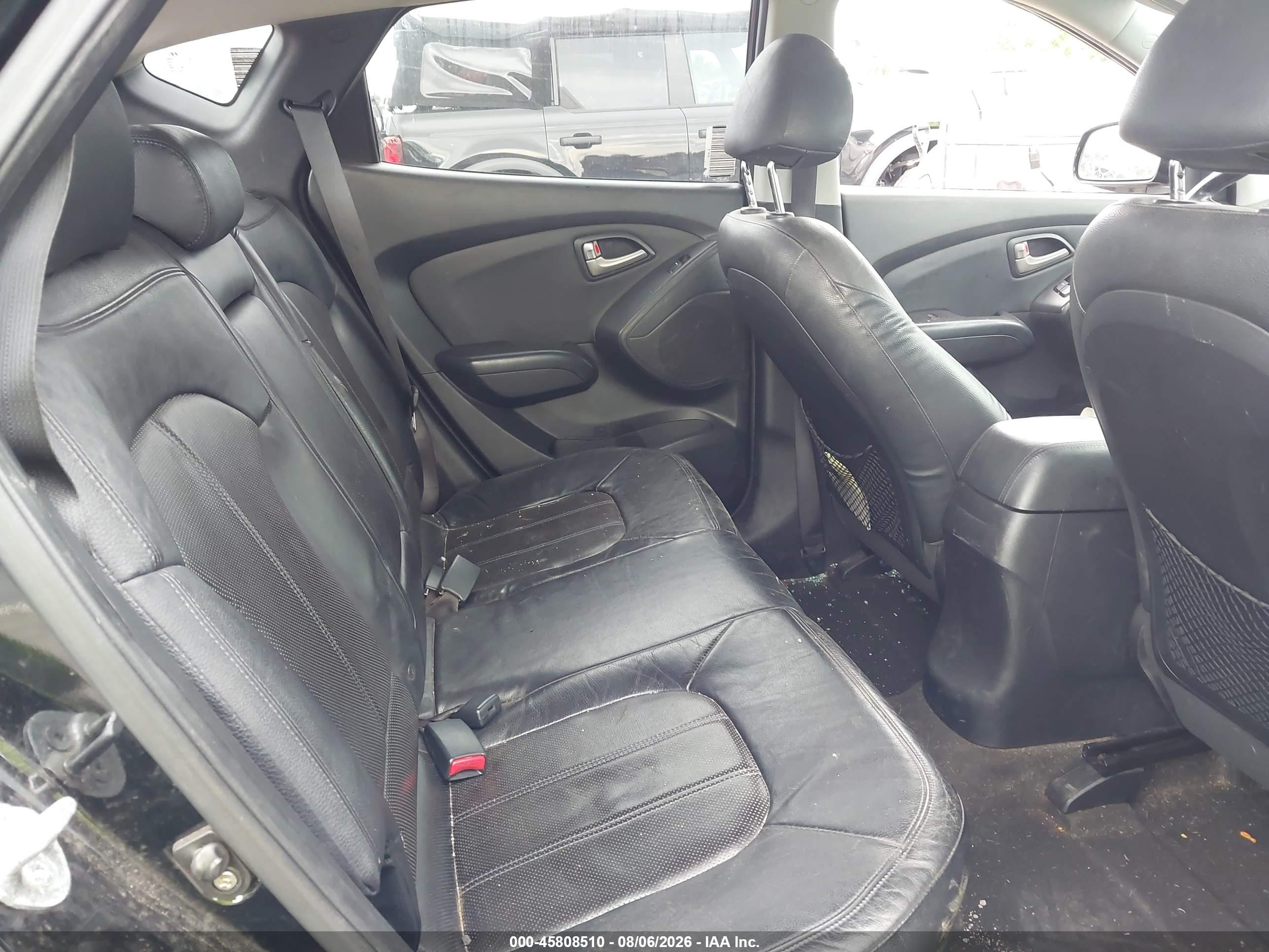 2010 Hyundai Tucson Limited Black vin: KM8JUCAC7AU073097