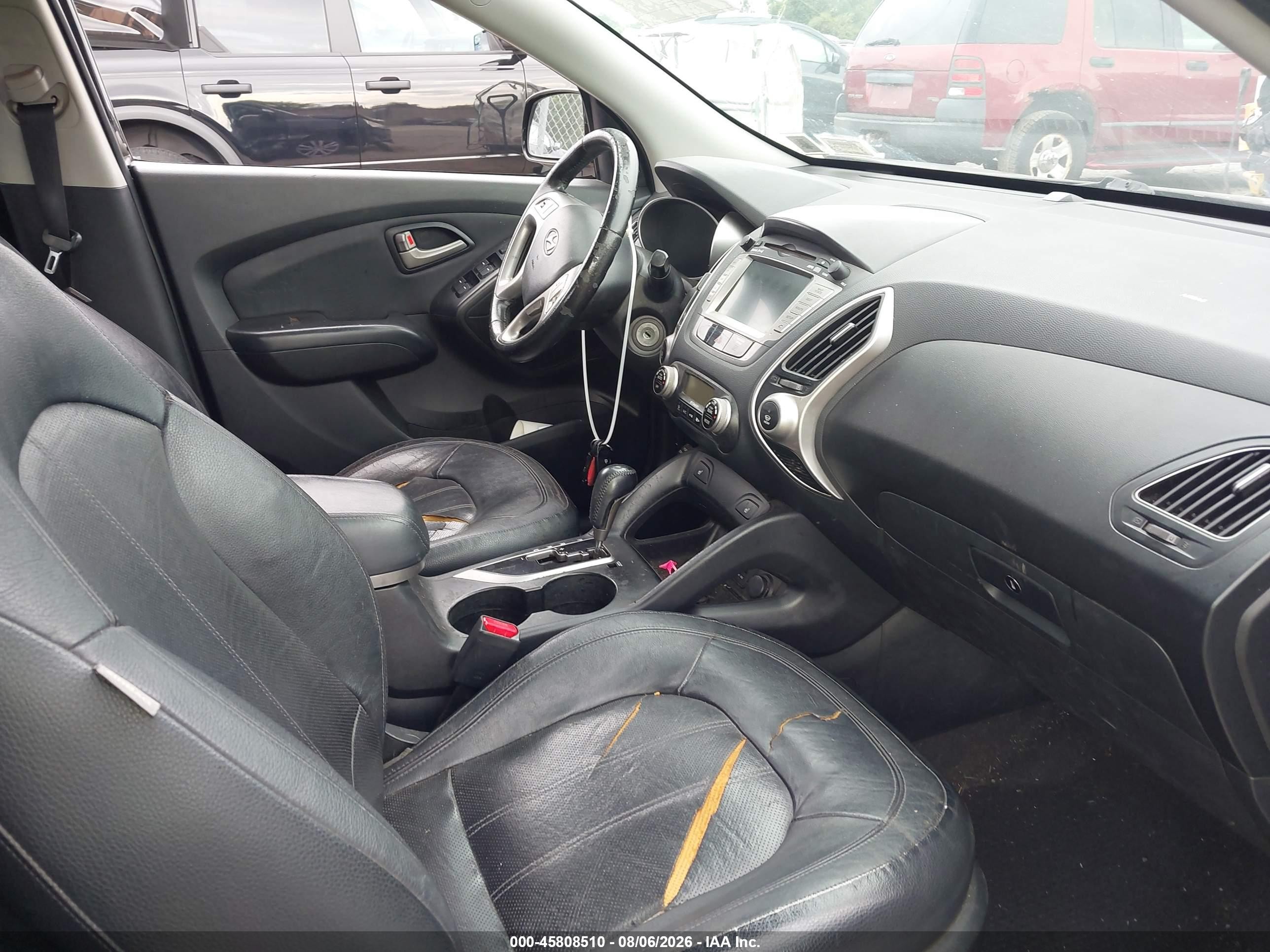 2010 Hyundai Tucson Limited Black vin: KM8JUCAC7AU073097