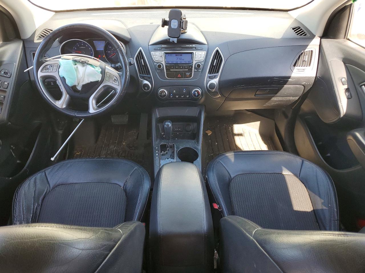 2010 Hyundai Tucson Gls White vin: KM8JUCAC7AU099599