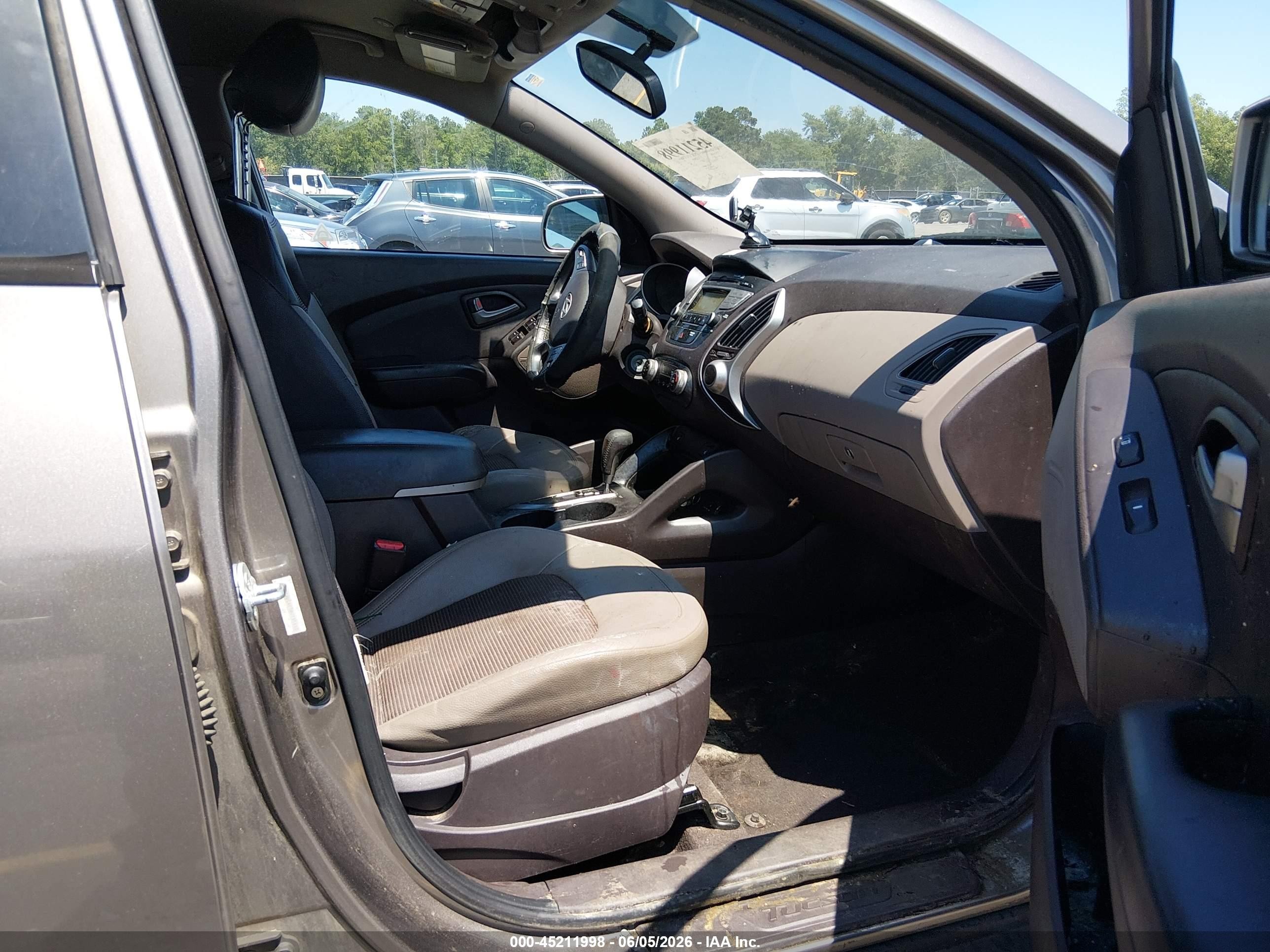 2011 Hyundai Tucson Gls Gray vin: KM8JUCAC7BU135650