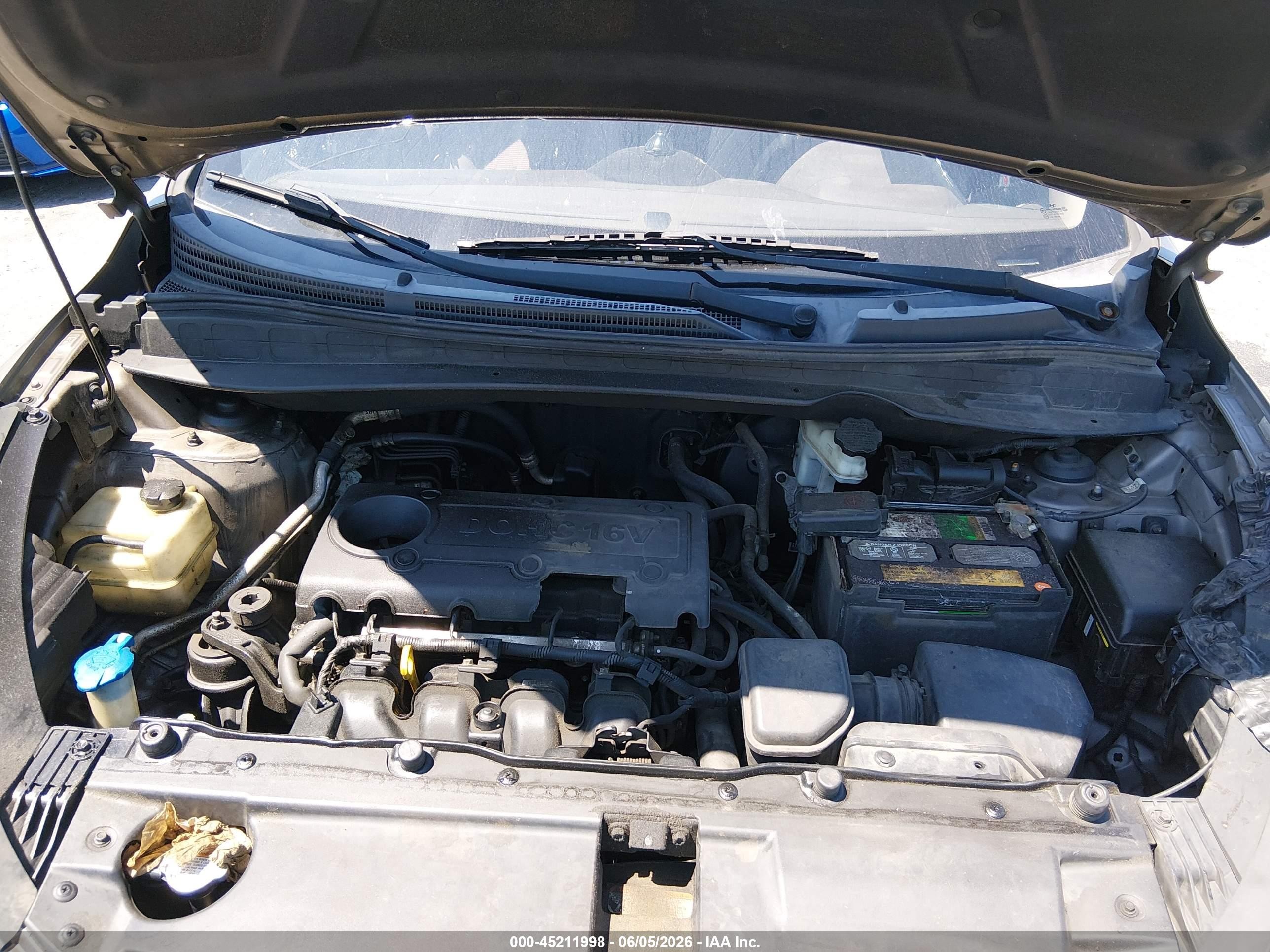2011 Hyundai Tucson Gls Gray vin: KM8JUCAC7BU135650