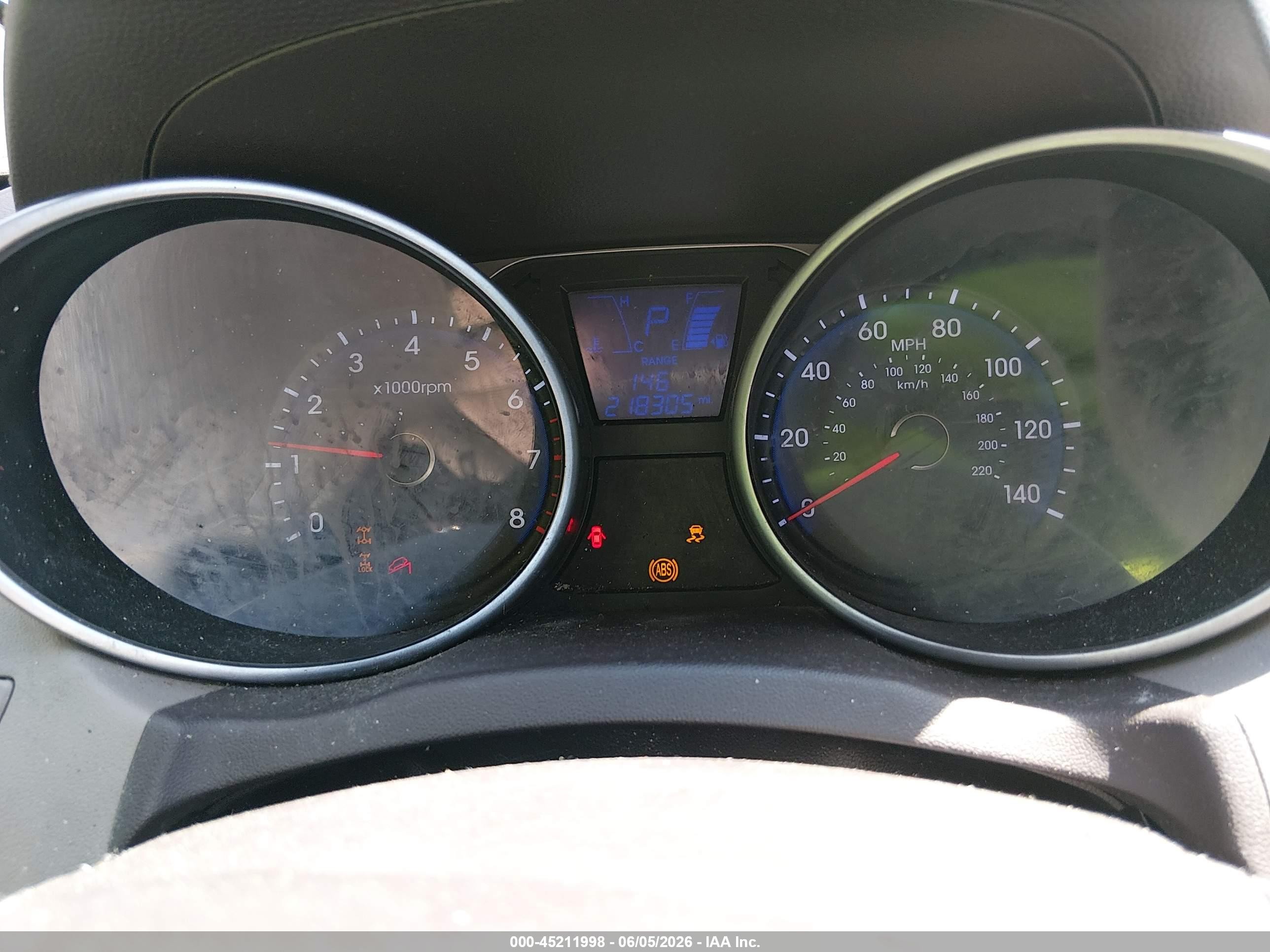 2011 Hyundai Tucson Gls Gray vin: KM8JUCAC7BU135650