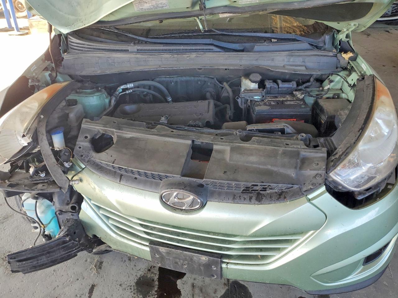 2011 Hyundai Tucson Gls Green vin: KM8JUCAC7BU229690