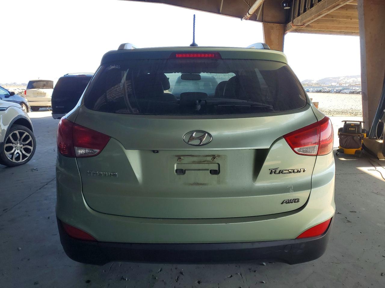 2011 Hyundai Tucson Gls Green vin: KM8JUCAC7BU229690