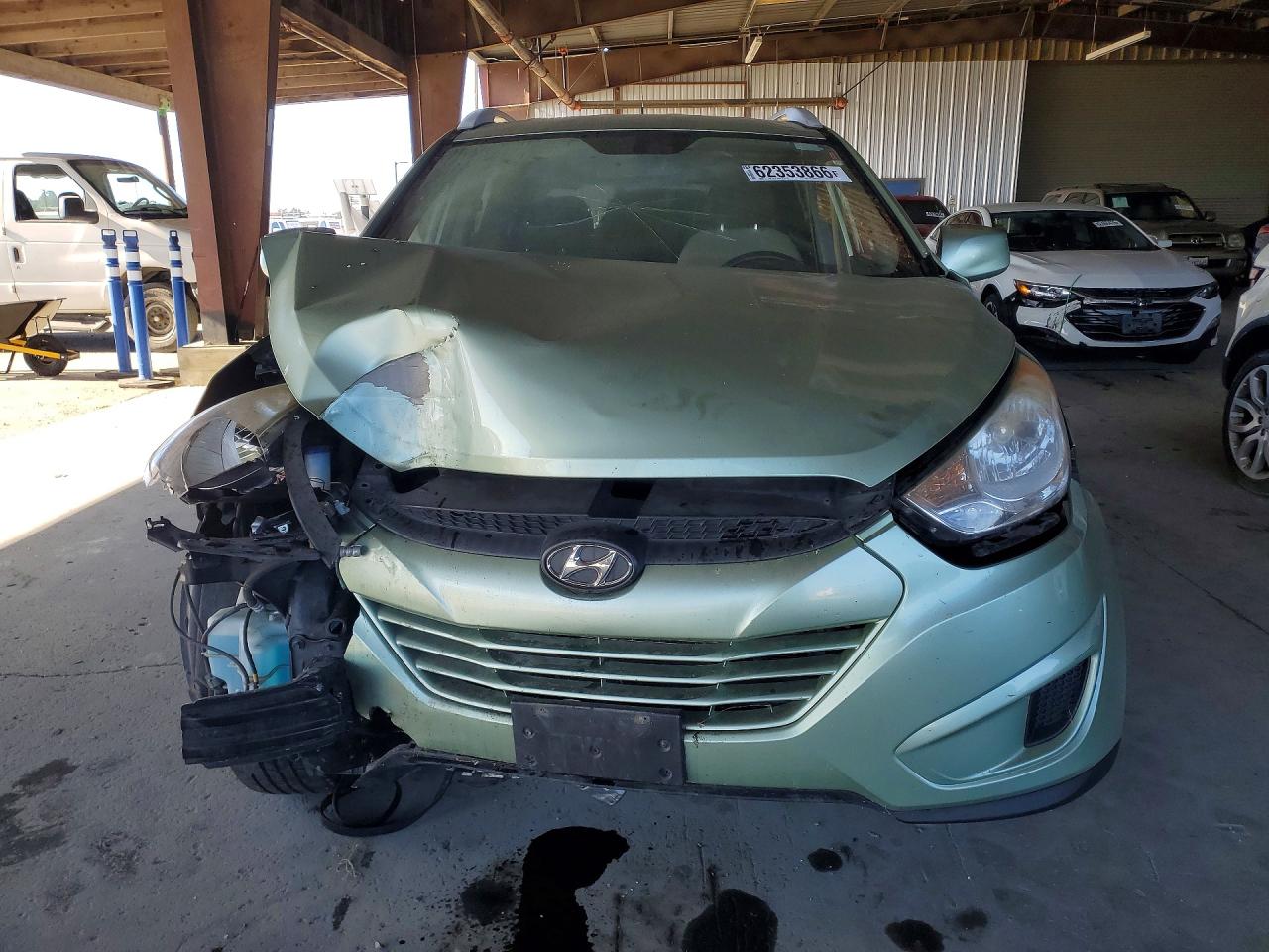 2011 Hyundai Tucson Gls Green vin: KM8JUCAC7BU229690