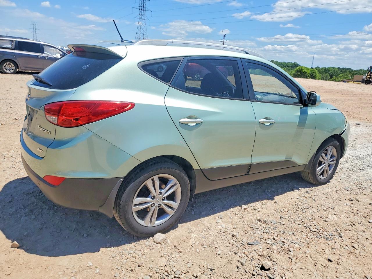 2011 Hyundai Tucson Gls Green vin: KM8JUCAC7BU264472