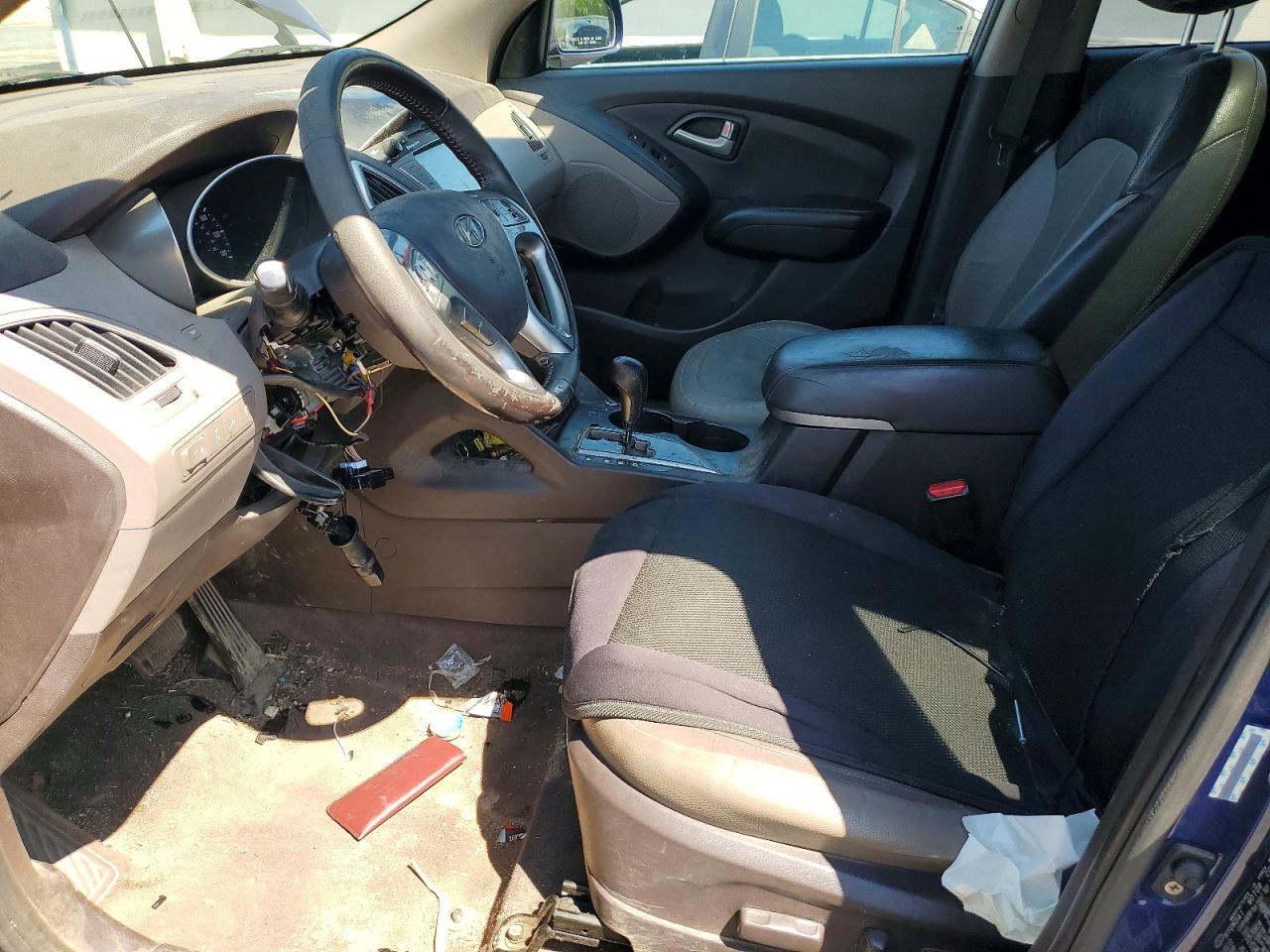 2011 Hyundai Tucson Limited Blue vin: KM8JUCAC7BU283331