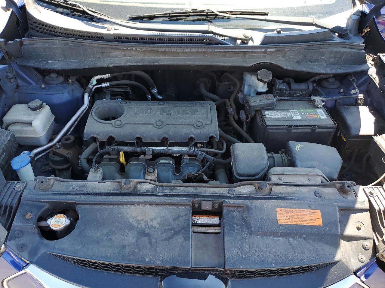 2011 Hyundai Tucson Limited Blue vin: KM8JUCAC7BU283331
