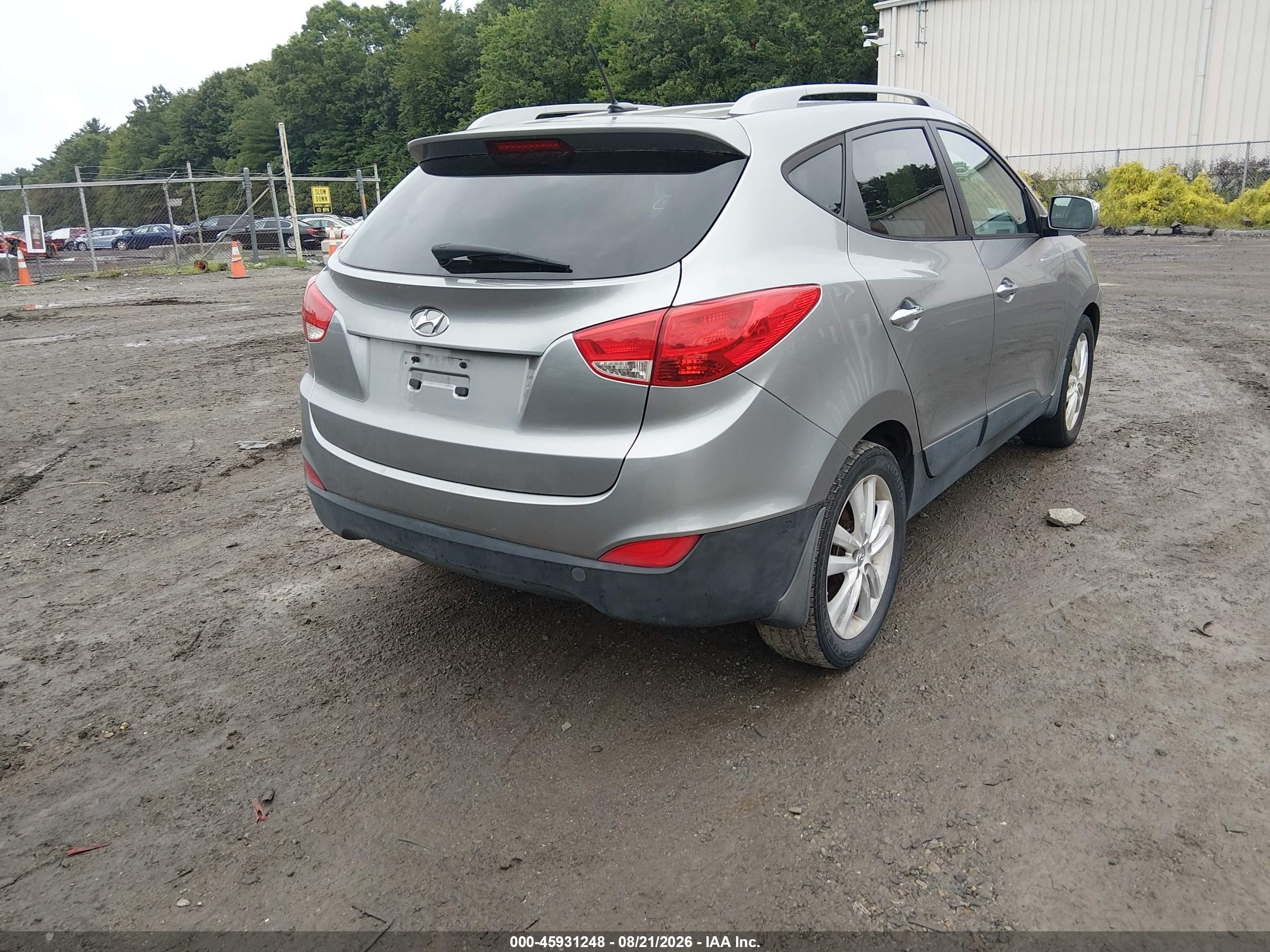 2012 Hyundai Tucson Limited Gray vin: KM8JUCAC7CU369420