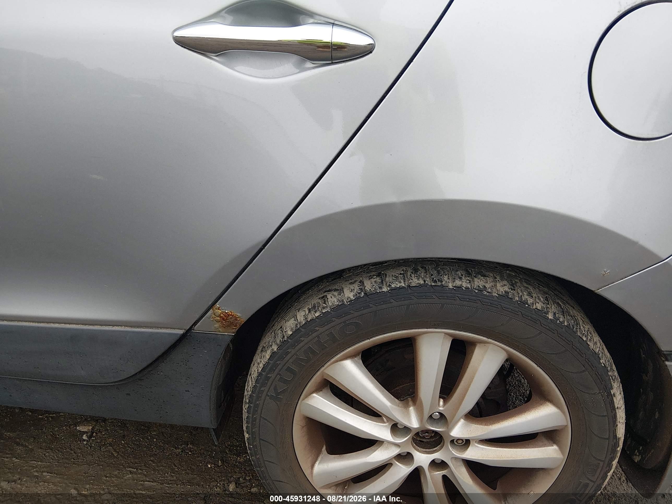 2012 Hyundai Tucson Limited Gray vin: KM8JUCAC7CU369420