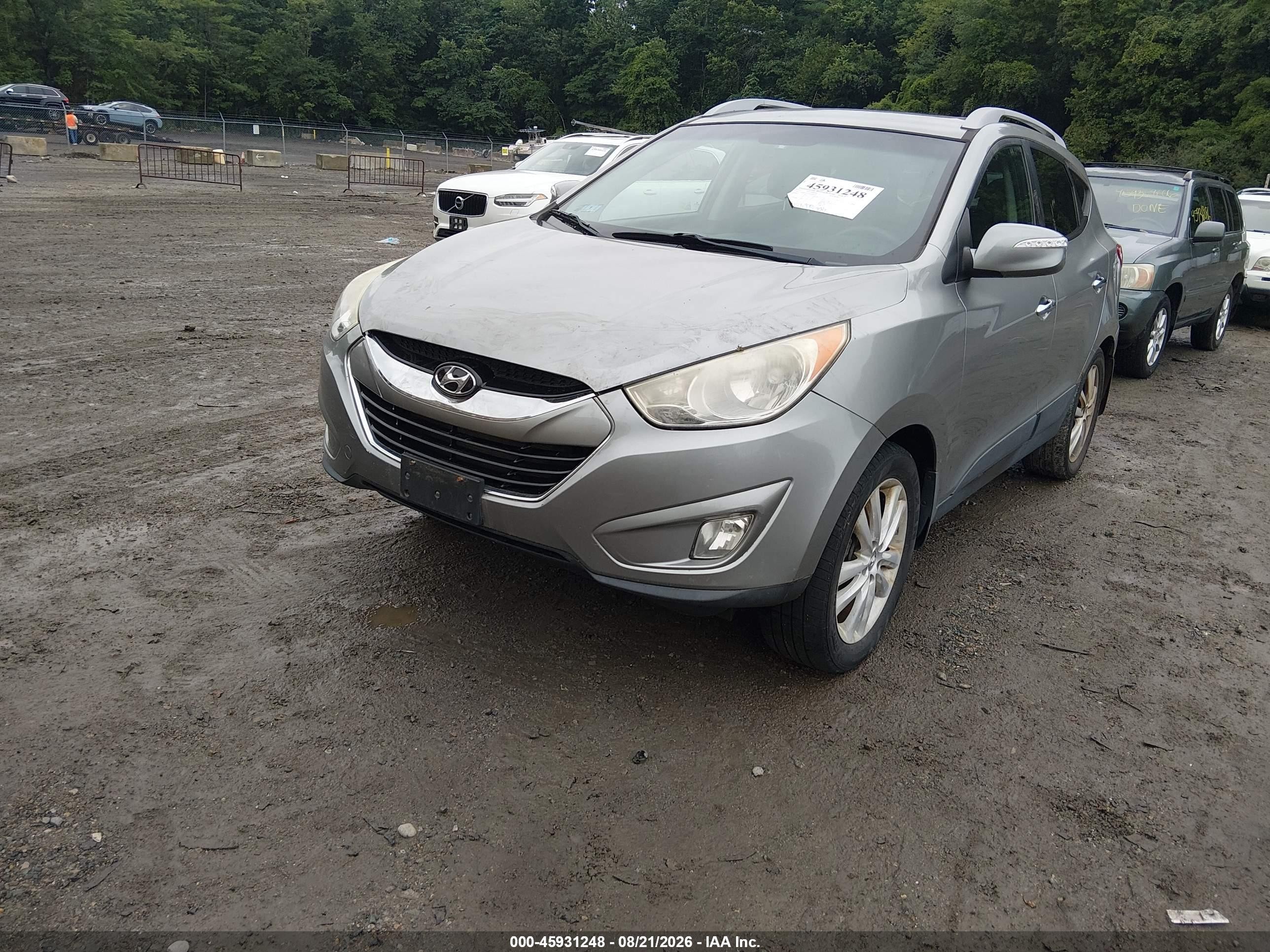 2012 Hyundai Tucson Limited Gray vin: KM8JUCAC7CU369420