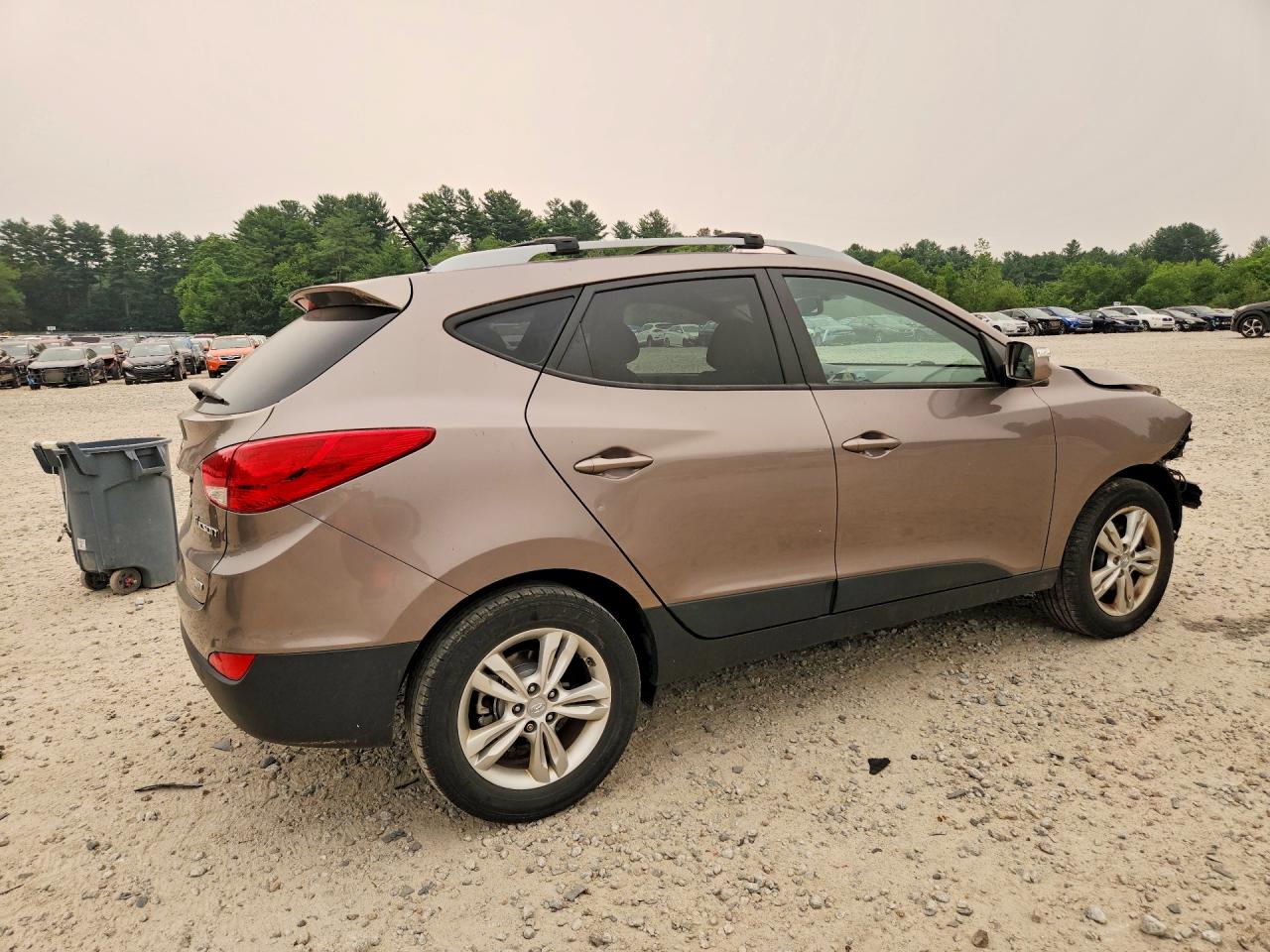 2012 Hyundai Tucson Gls Brown vin: KM8JUCAC7CU373239