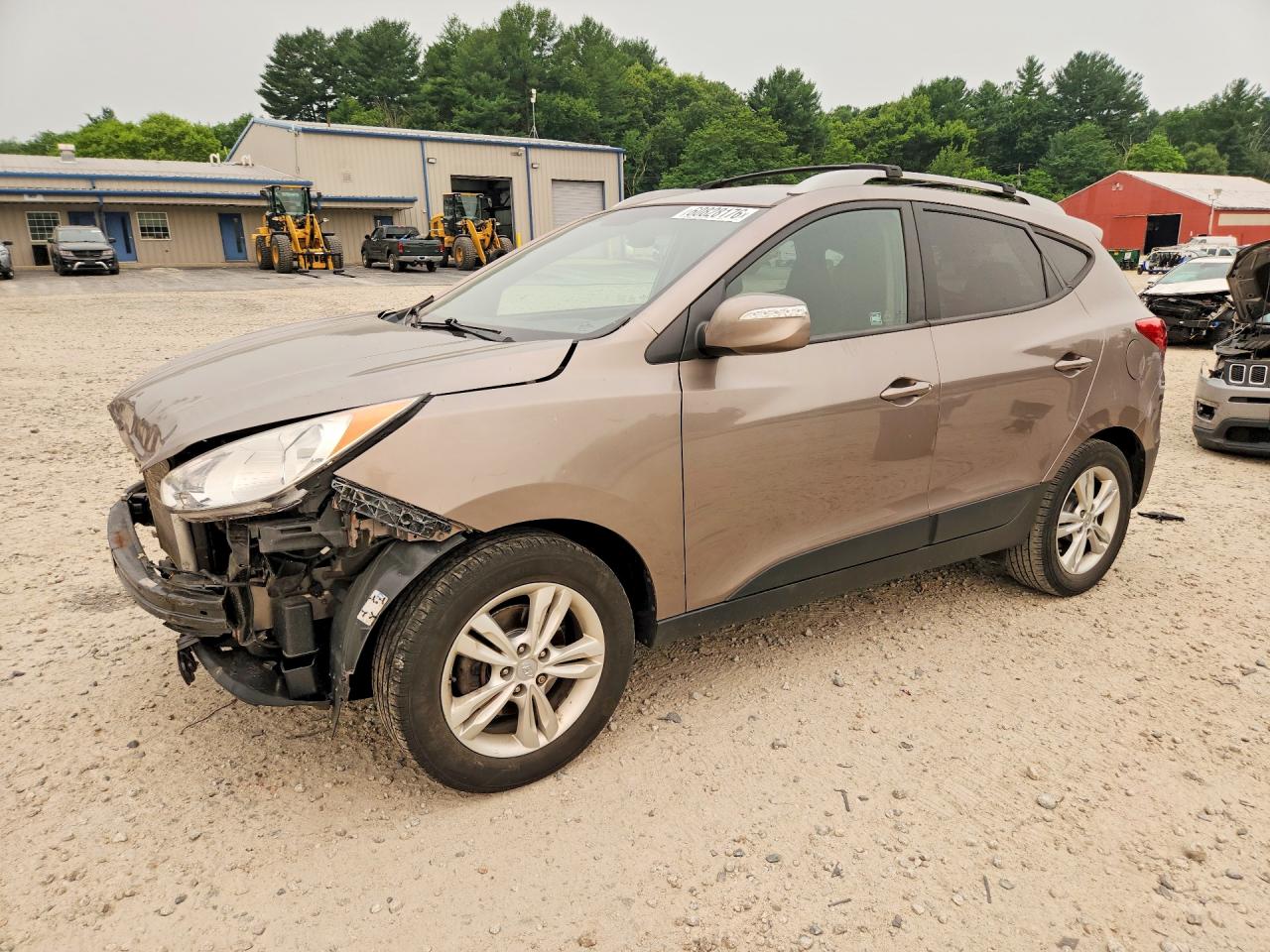 2012 Hyundai Tucson Gls Brown vin: KM8JUCAC7CU373239