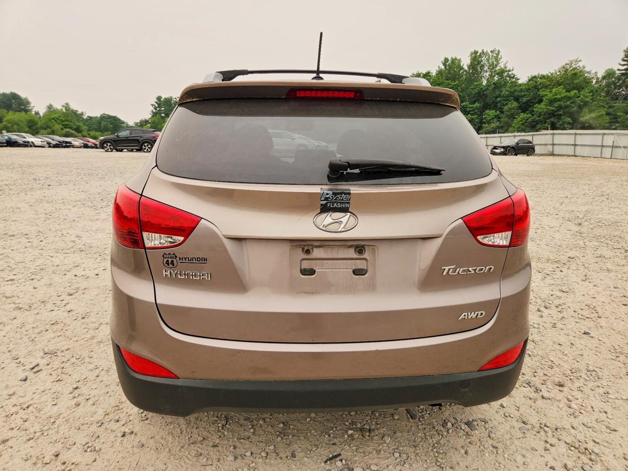 2012 Hyundai Tucson Gls Brown vin: KM8JUCAC7CU373239