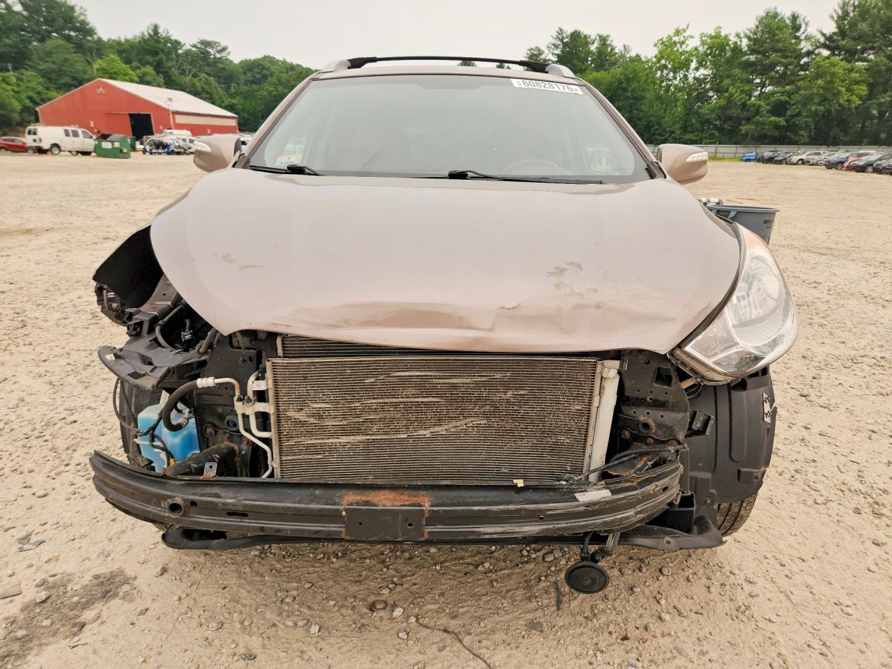 2012 Hyundai Tucson Gls Brown vin: KM8JUCAC7CU373239