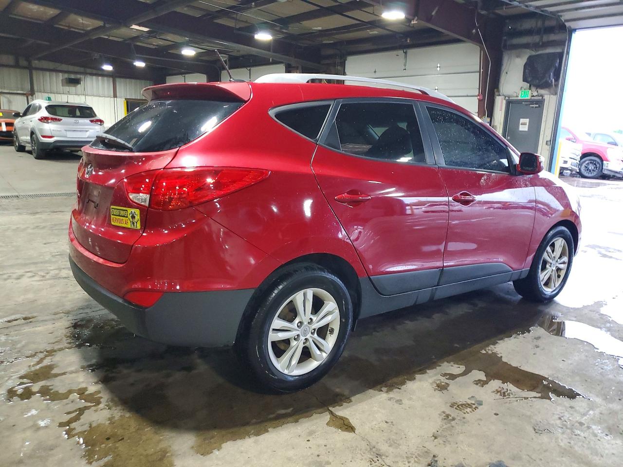 2012 Hyundai Tucson Gls Красный vin: KM8JUCAC7CU383530