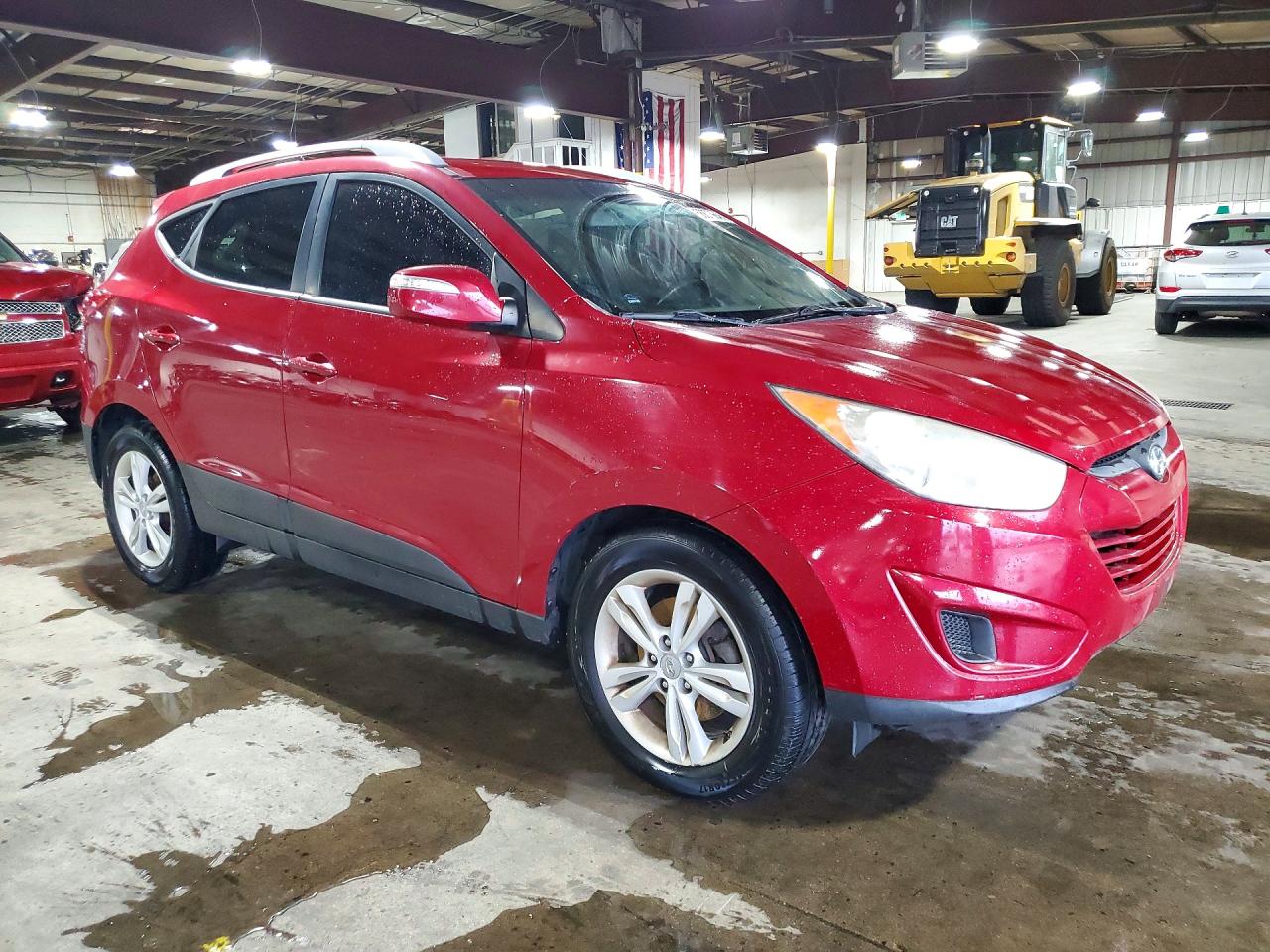 2012 Hyundai Tucson Gls Красный vin: KM8JUCAC7CU383530
