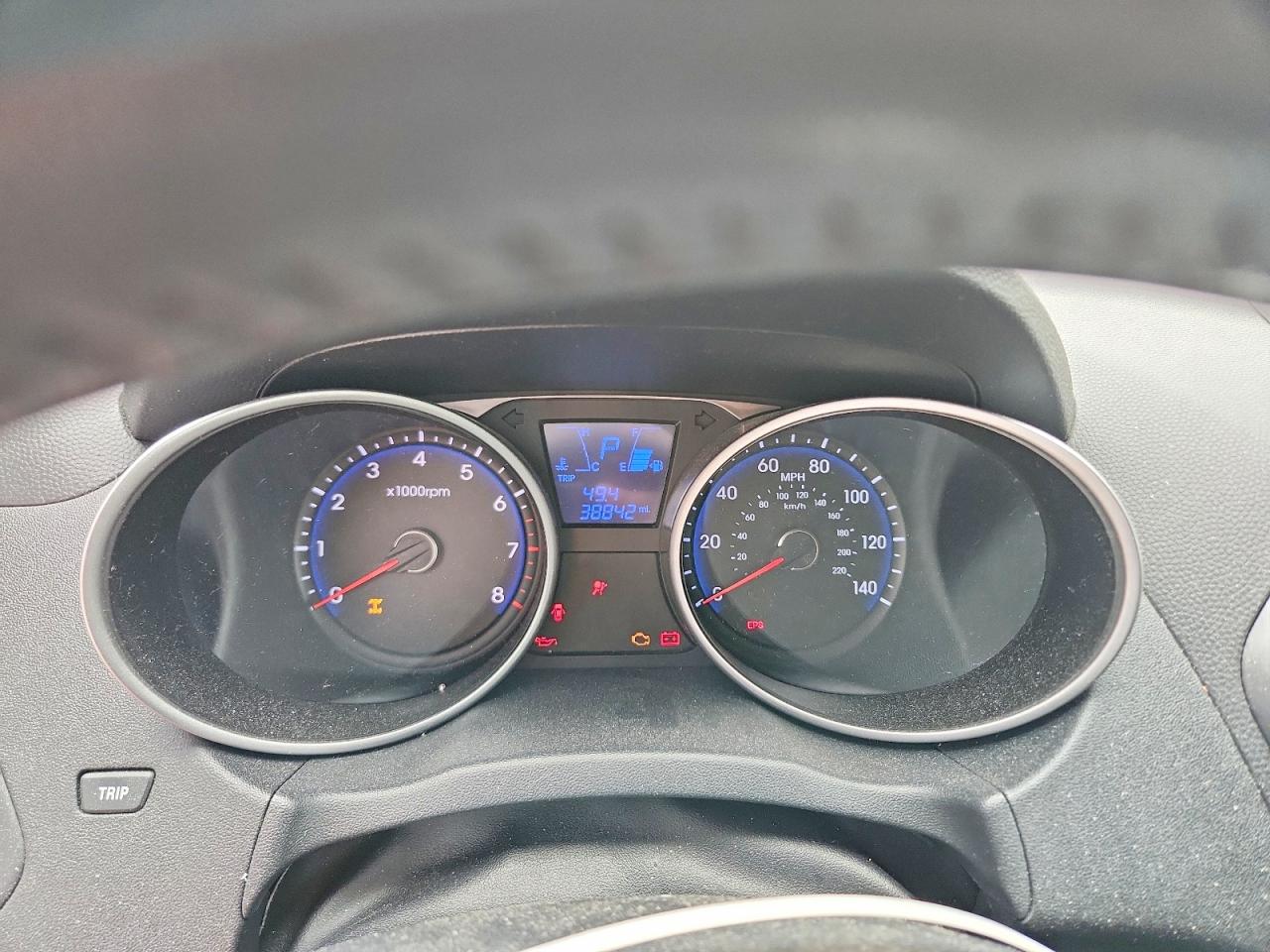 2012 Hyundai Tucson Limited Blue vin: KM8JUCAC7CU424500