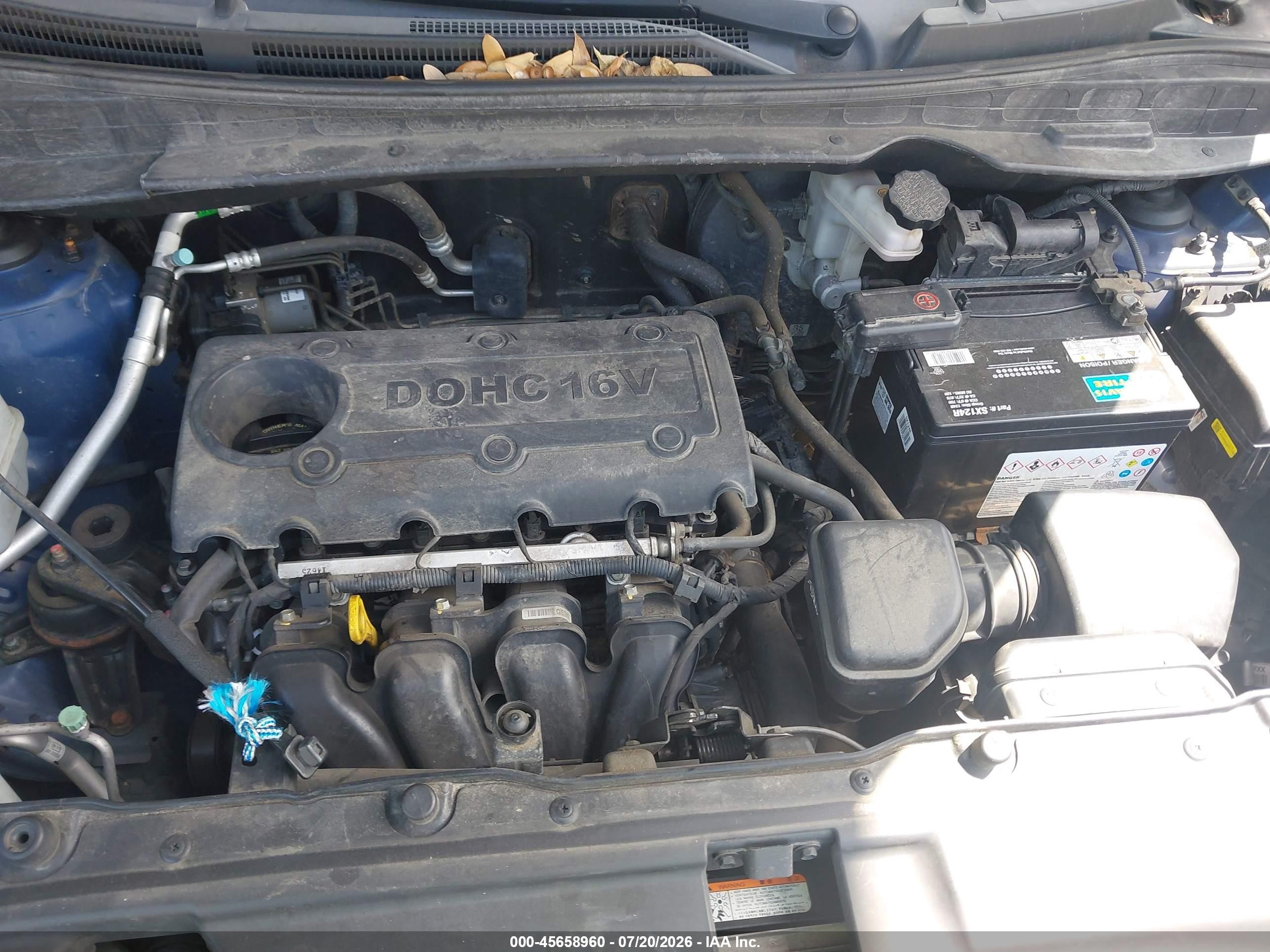 2012 Hyundai Tucson Gls Blue vin: KM8JUCAC7CU442432