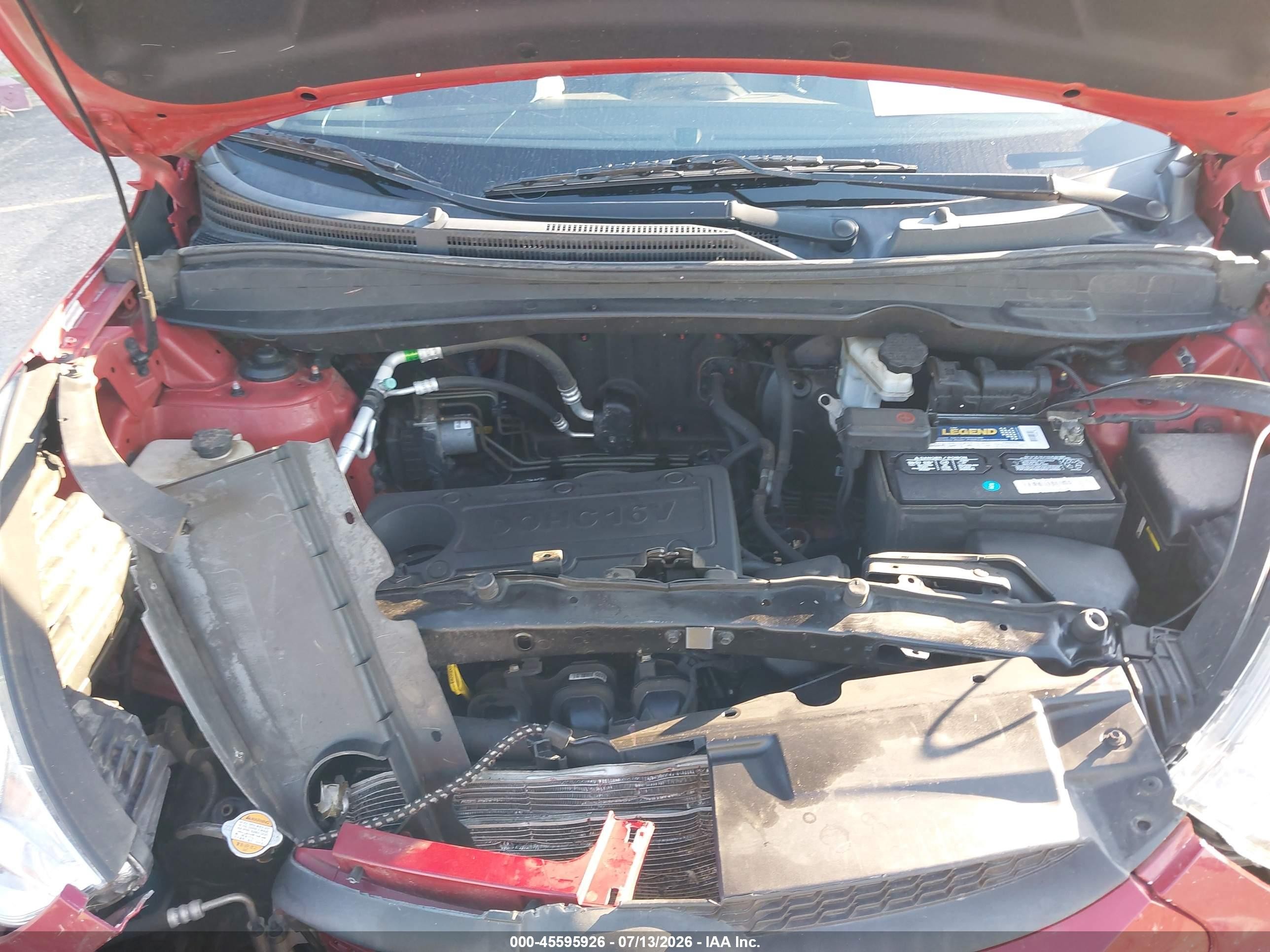 2012 Hyundai Tucson Gls Red vin: KM8JUCAC7CU509983