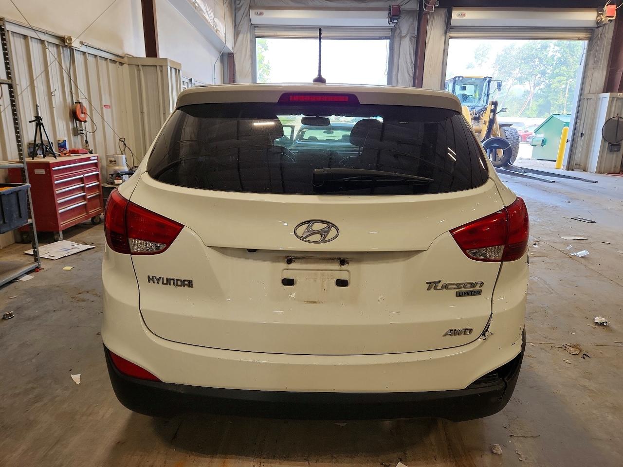 2012 Hyundai Tucson Limited Белый vin: KM8JUCAC7CU543924